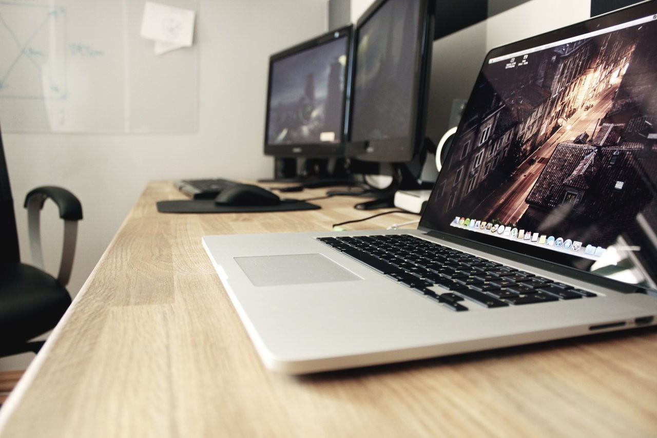no People, business, modern, pro, pC, still life, computer, wireless technology, office, desk, table, keyboard, computer equipment, working, connection, HD Wallpaper