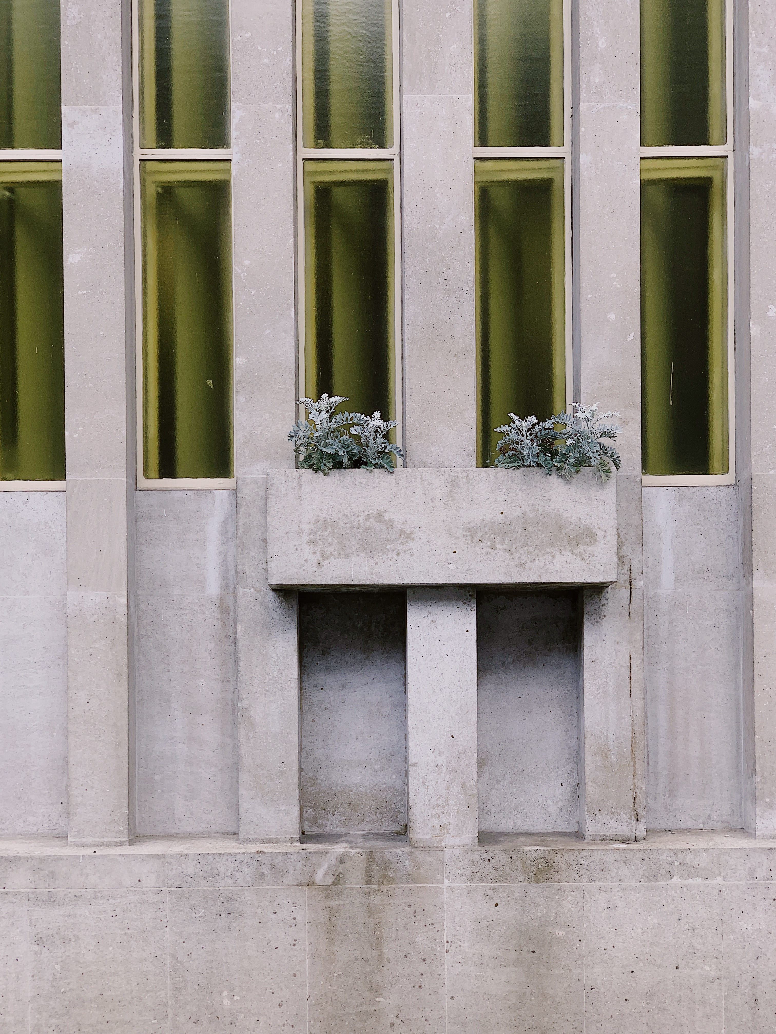 railing, building exterior, pedestrian, shorts, pattern, low angle view, plant, window shade, concrete, no people, window frame, architecture, 4K, handrail, Phone HD Wallpaper