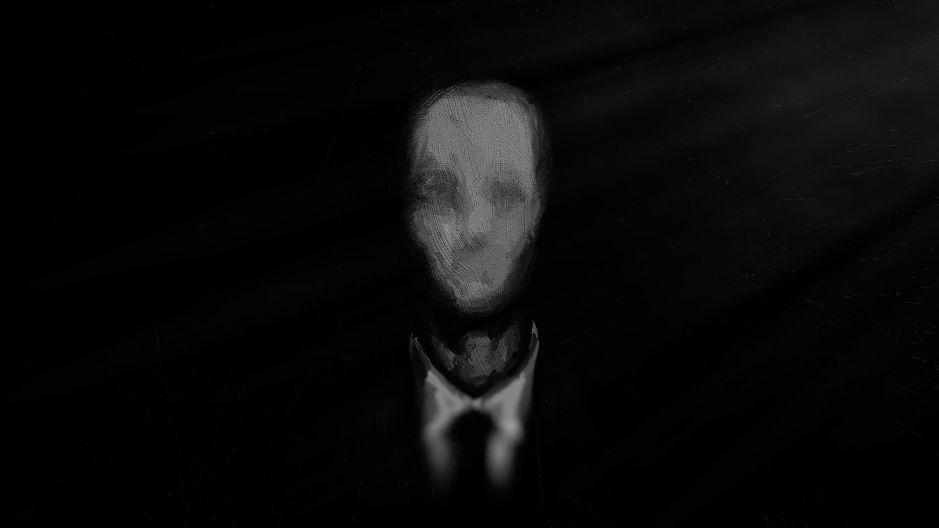 fear, emotion, obscured face, black background, ominous, studio shot, human face, suit, one person, indoors, front view, depression - sadness, s, headshot, HD Wallpaper