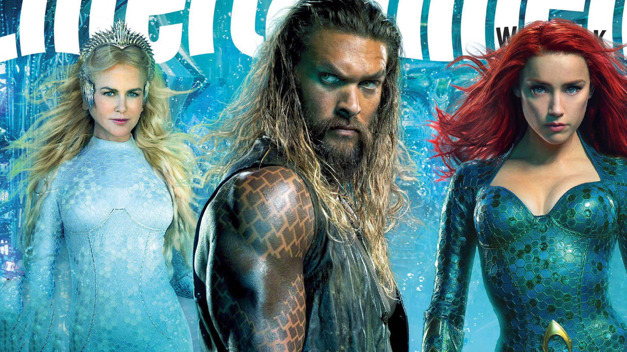 aquaman movie, looking at camera, leisure activity, front view, group of people, 2018 movies, beautiful woman, long hair, amber heard, portrait, lifestyles, HD Wallpaper