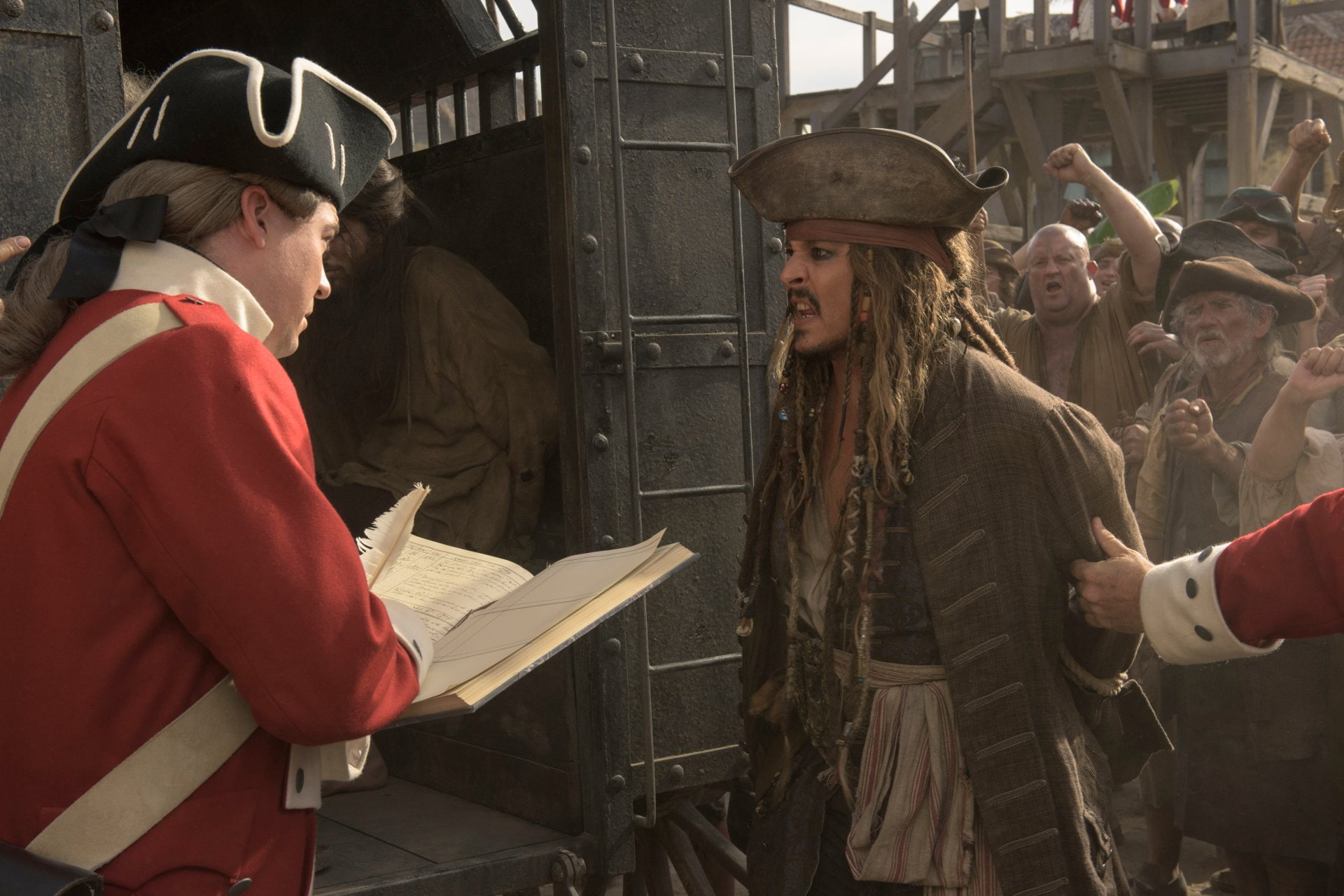 Johnny Depp, Jack Sparrow, Pirates Of The Caribbean: Dead Men Tell No Tales, Movie, 1080P, HD Wallpaper