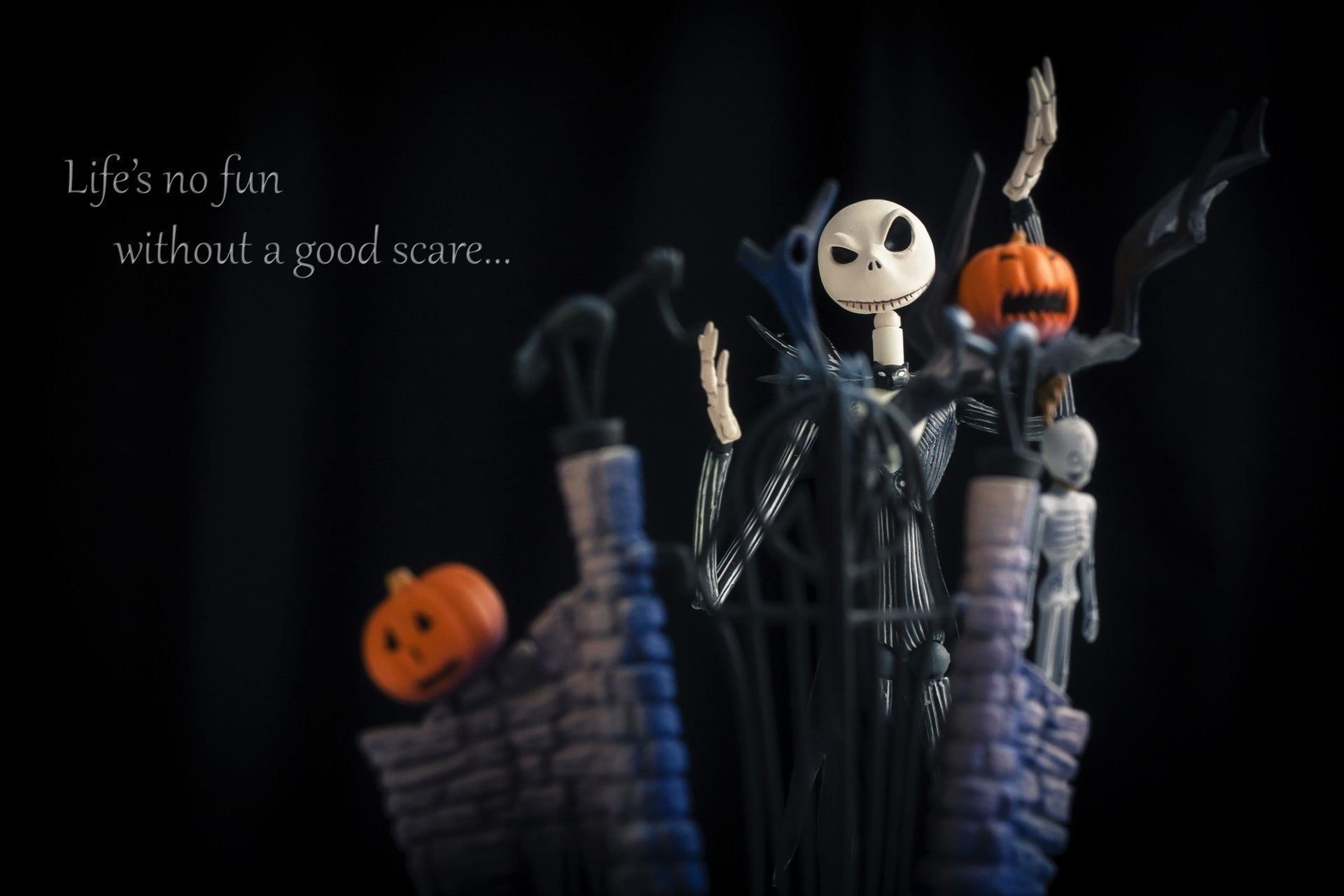 holiday, Jack Skellington, pumpkin, pumpkins, Halloween, The Nightmare Before Christmas, movie, Jack, film, skilet, night, the film, cartoon, 1080P, the, HD Wallpaper