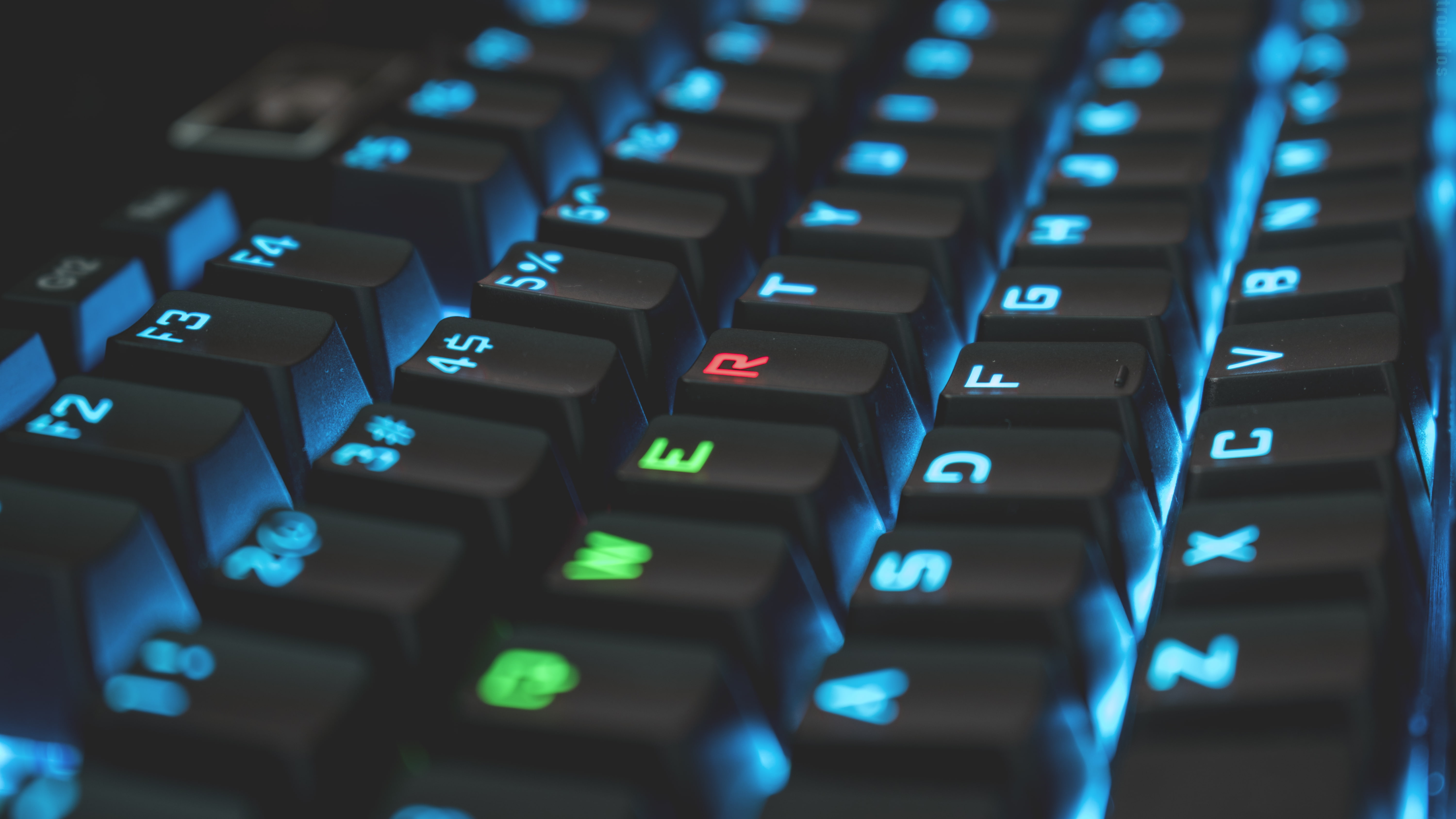 qwerty, Mechanical keyboard, Keyboards, RGB, 5K, HD Wallpaper