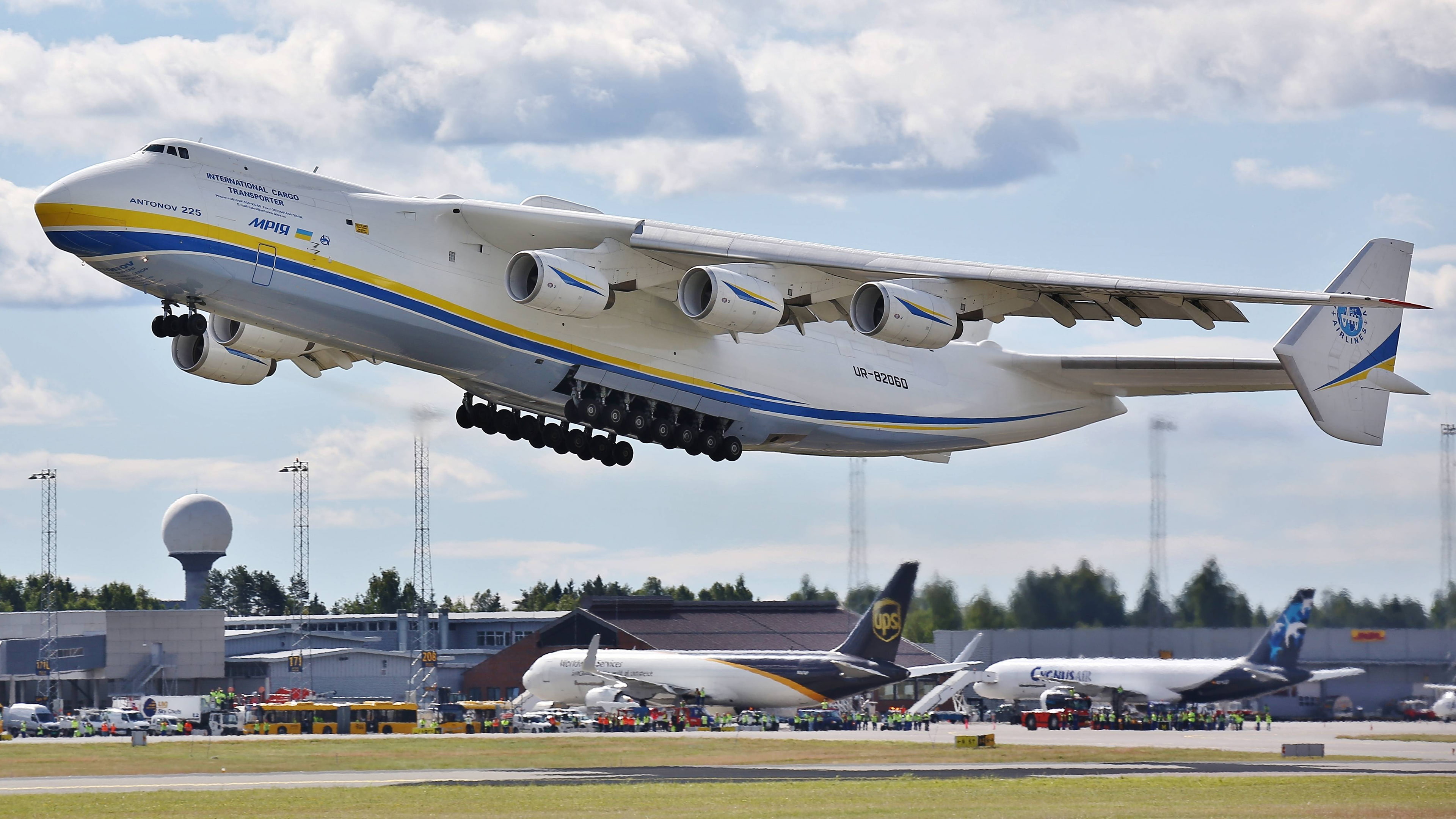 aircraft, Antonov An-225 Mriya, transport, 4K, cargo, airport, HD Wallpaper