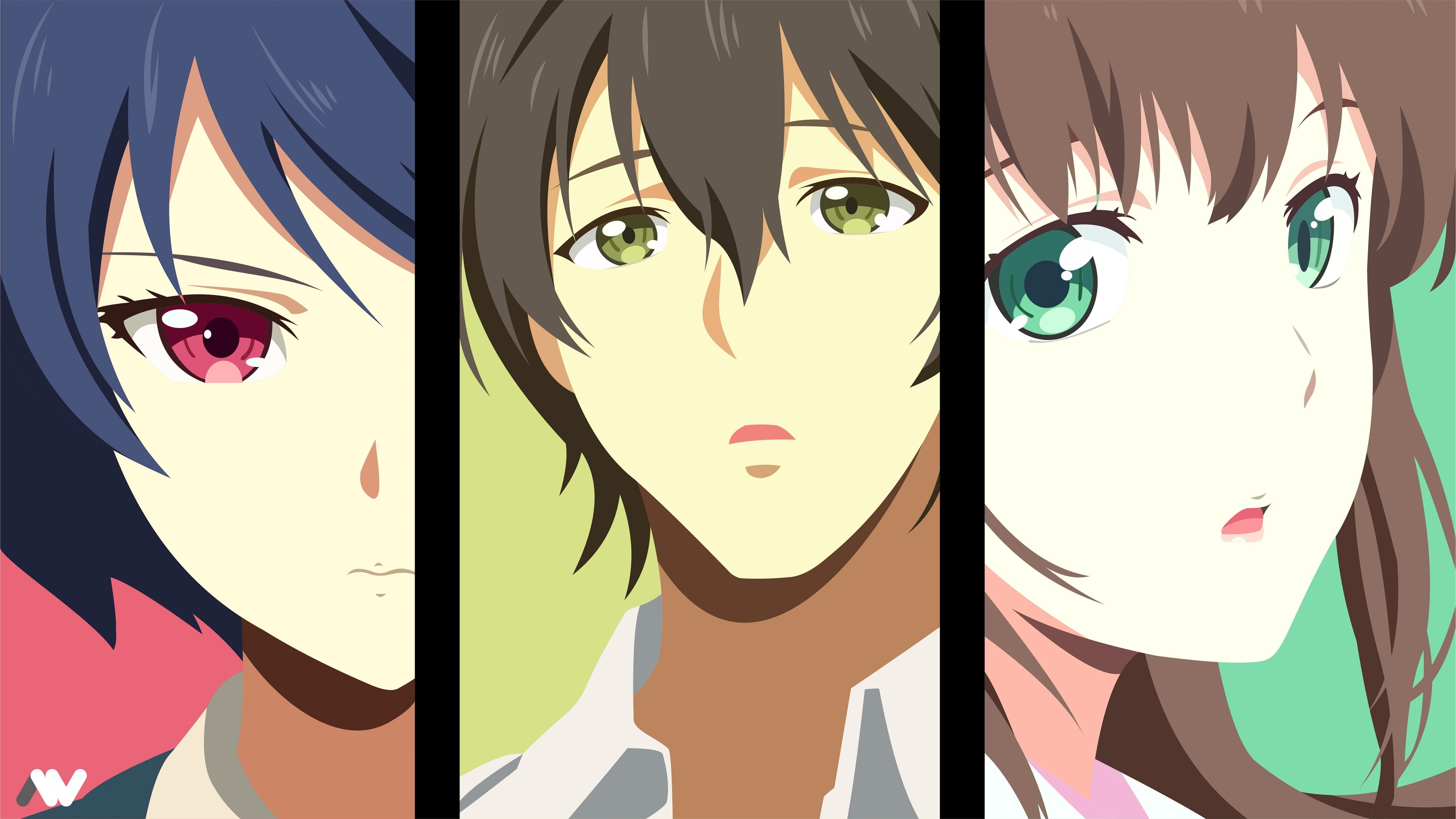 Anime, Natsuo Fujii, Domestic Girlfriend, Hina Tachibana, 4K, Rui Tachibana, HD Wallpaper
