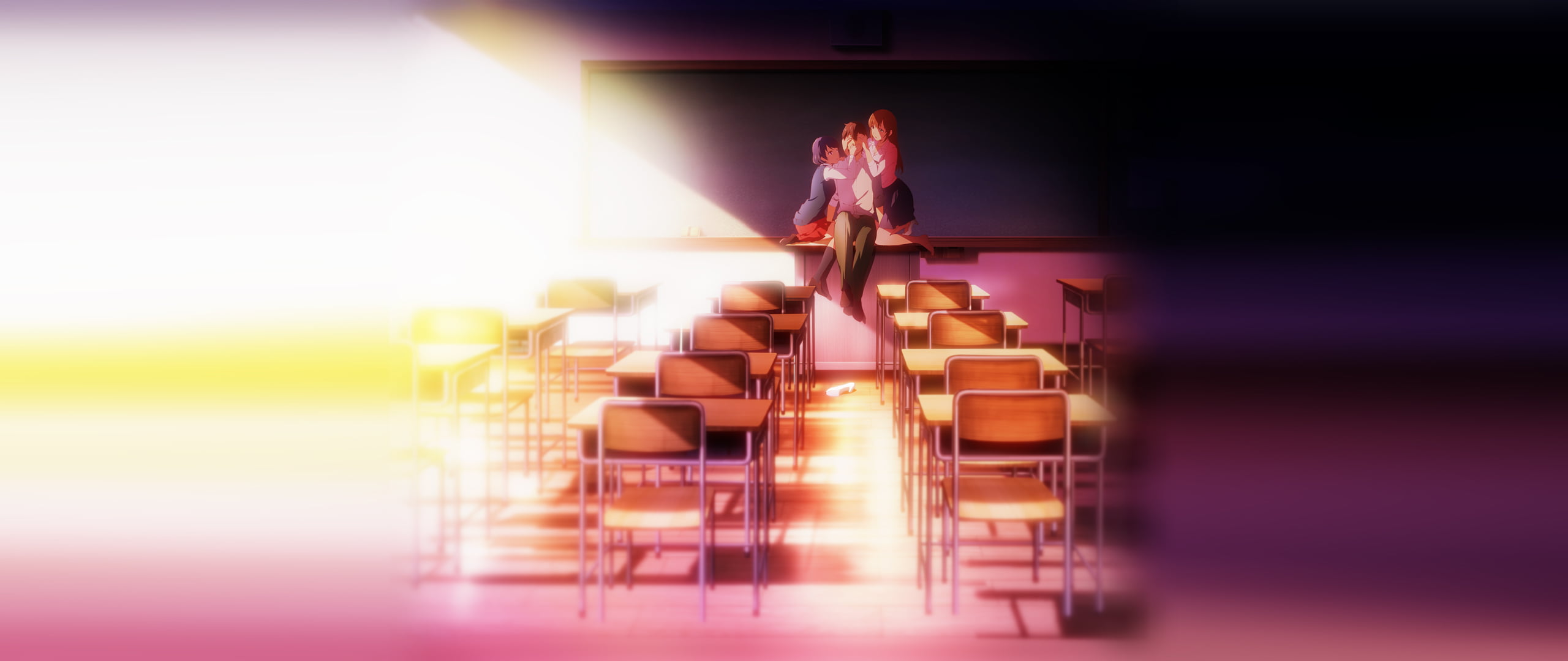 Domestic Girlfriend, Rui Tachibana, Hina Tachibana, Natsuo Fujii, Anime, 2K, HD Wallpaper