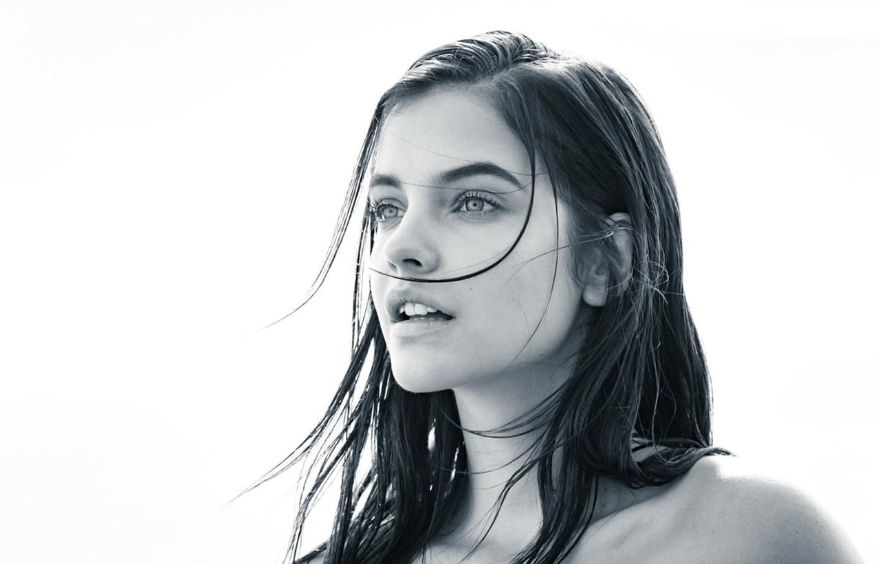 Barbara Palvin, brunette, 720P, model, looking into the distance, long hair, HD Wallpaper