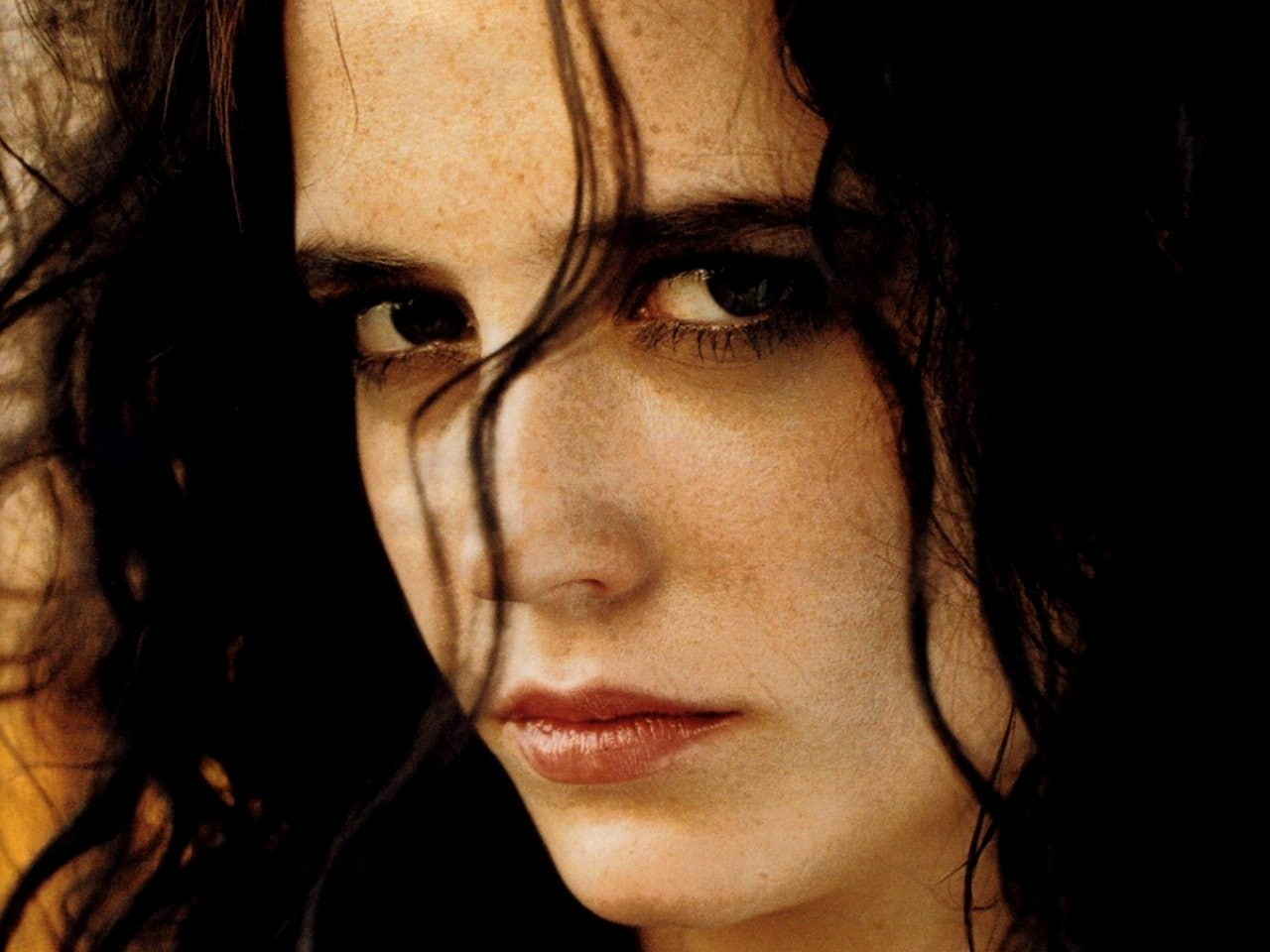 contemplation, teenager, one person, beauty, portrait, women, brunette, headshot, adult, closeup, young adult, hairstyle, Eva Green, real people, body part, HD Wallpaper