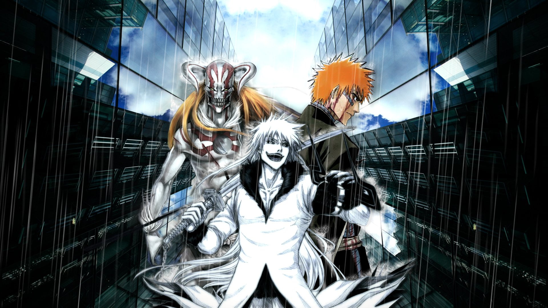 statue, sculpture, creativity, low angle view, nature, day, craft, art and craft, built structure, Ichigo Kurosaki, Bleach, no people, demon - fictional character, HD Wallpaper
