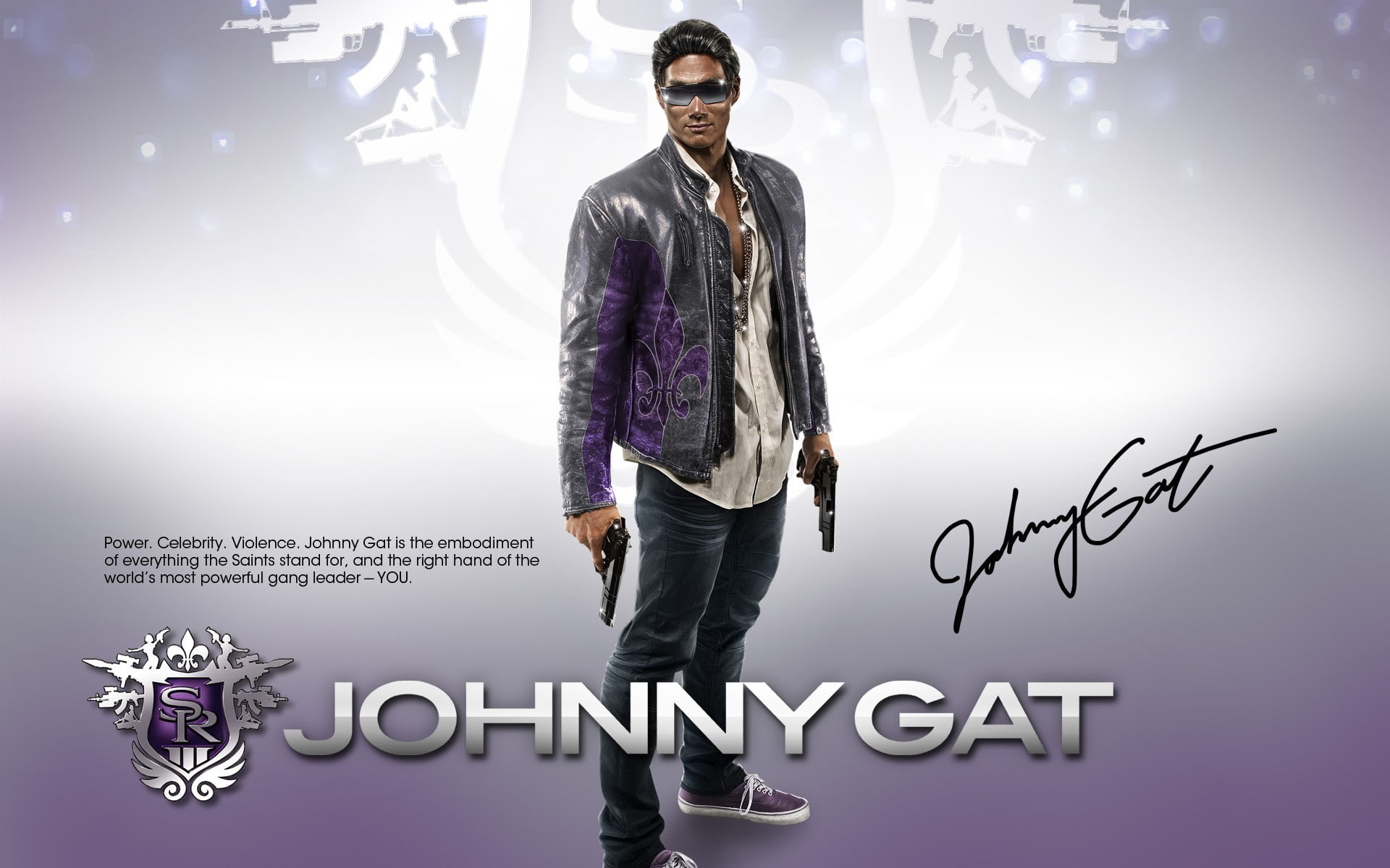 three quarter length, business, males, hands in pockets, indoors, standing, smiling, Johnny Gat, full length, young men, adult, communication, text, looking at camera, HD Wallpaper