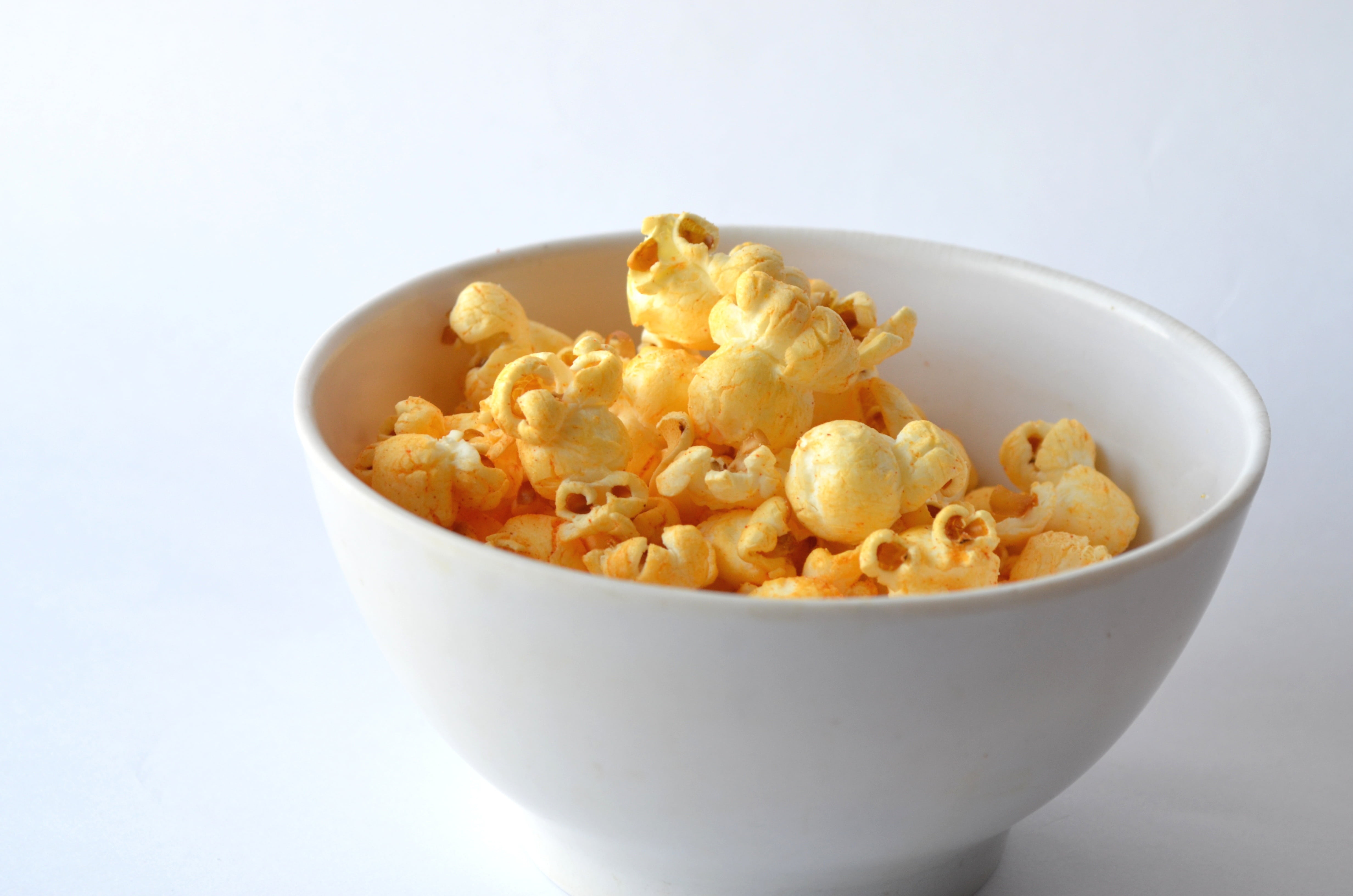 no people, studio shot, delicious, single object, cinema, fast food, corn, unhealthy, movie, ready-to-eat, white background, salty, breakfast, bowl, dairy product, HD Wallpaper