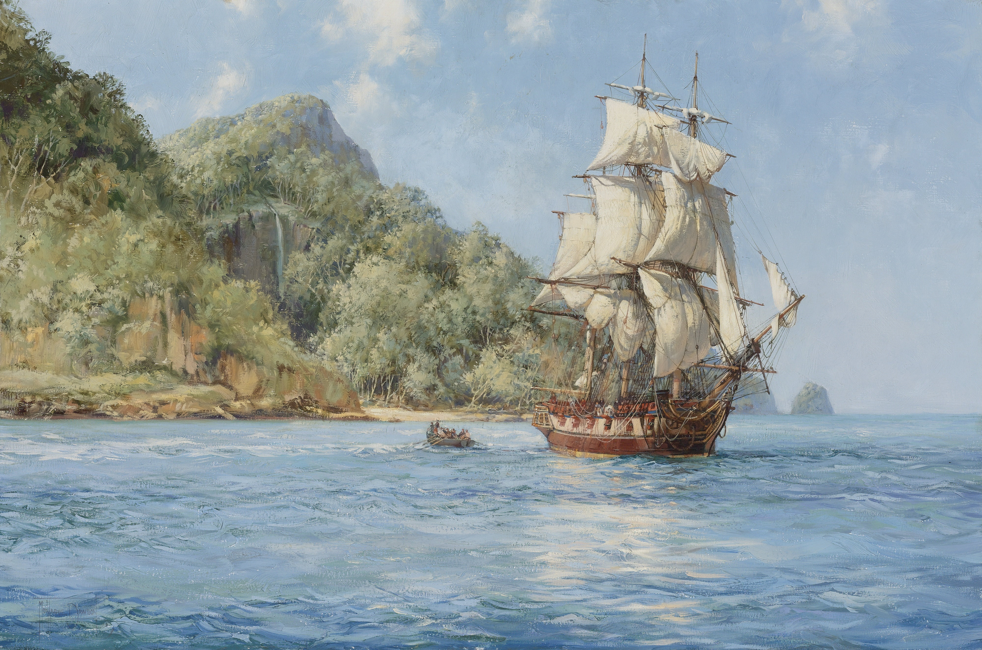 exploration, travel Destinations, passenger Ship, near, art and craft, outdoors, beauty in nature, tall Ship, travel, sea, old, tourism, passenger craft, HD Wallpaper
