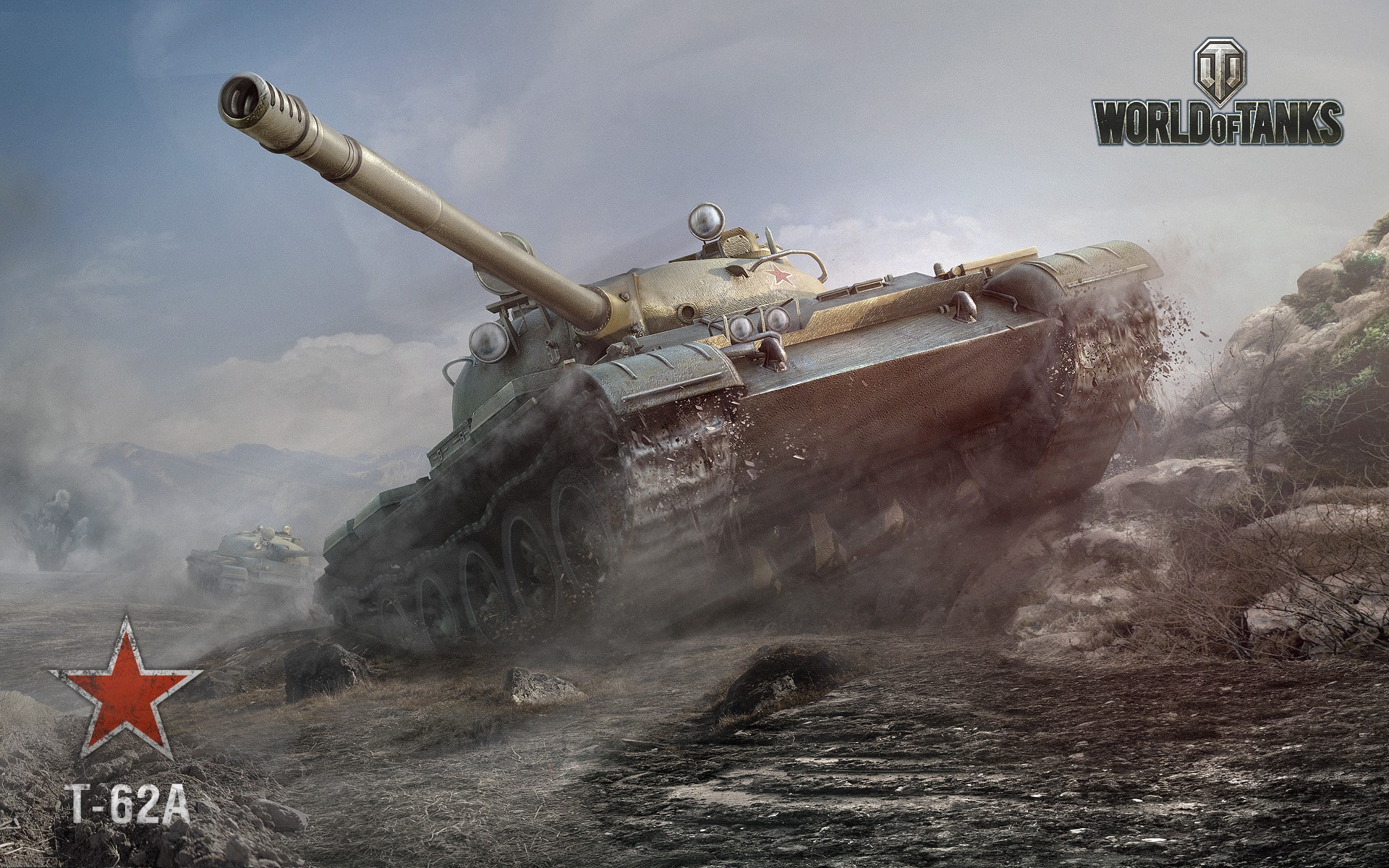 video games, T-62A, tank, World of Tanks, 1080P, wargaming, HD Wallpaper
