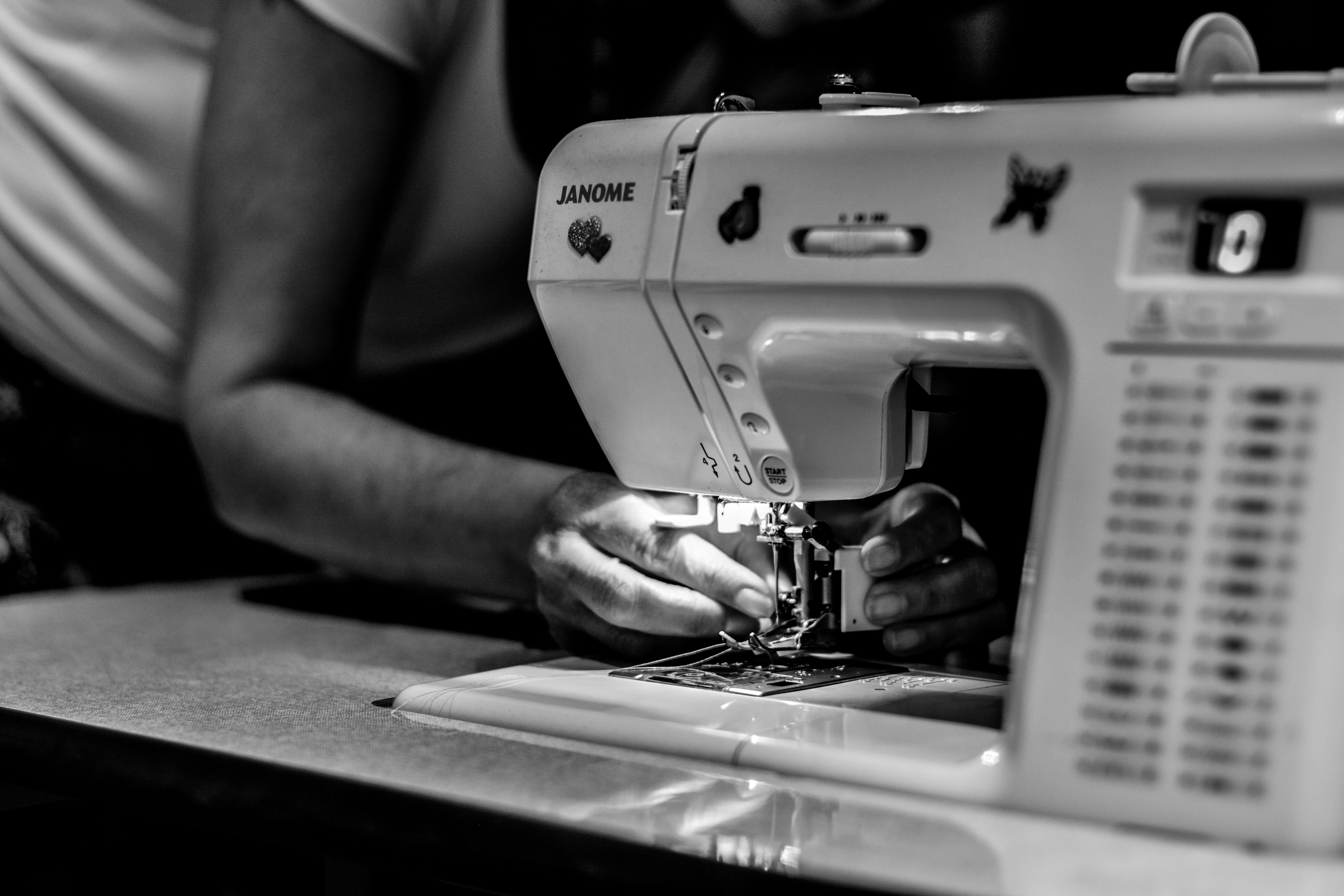 person, 5K, industry, equipment, human hand, sewing needle, machinery, working, textile industry, skill, human body part, one person, manufacturing equipment, HD Wallpaper