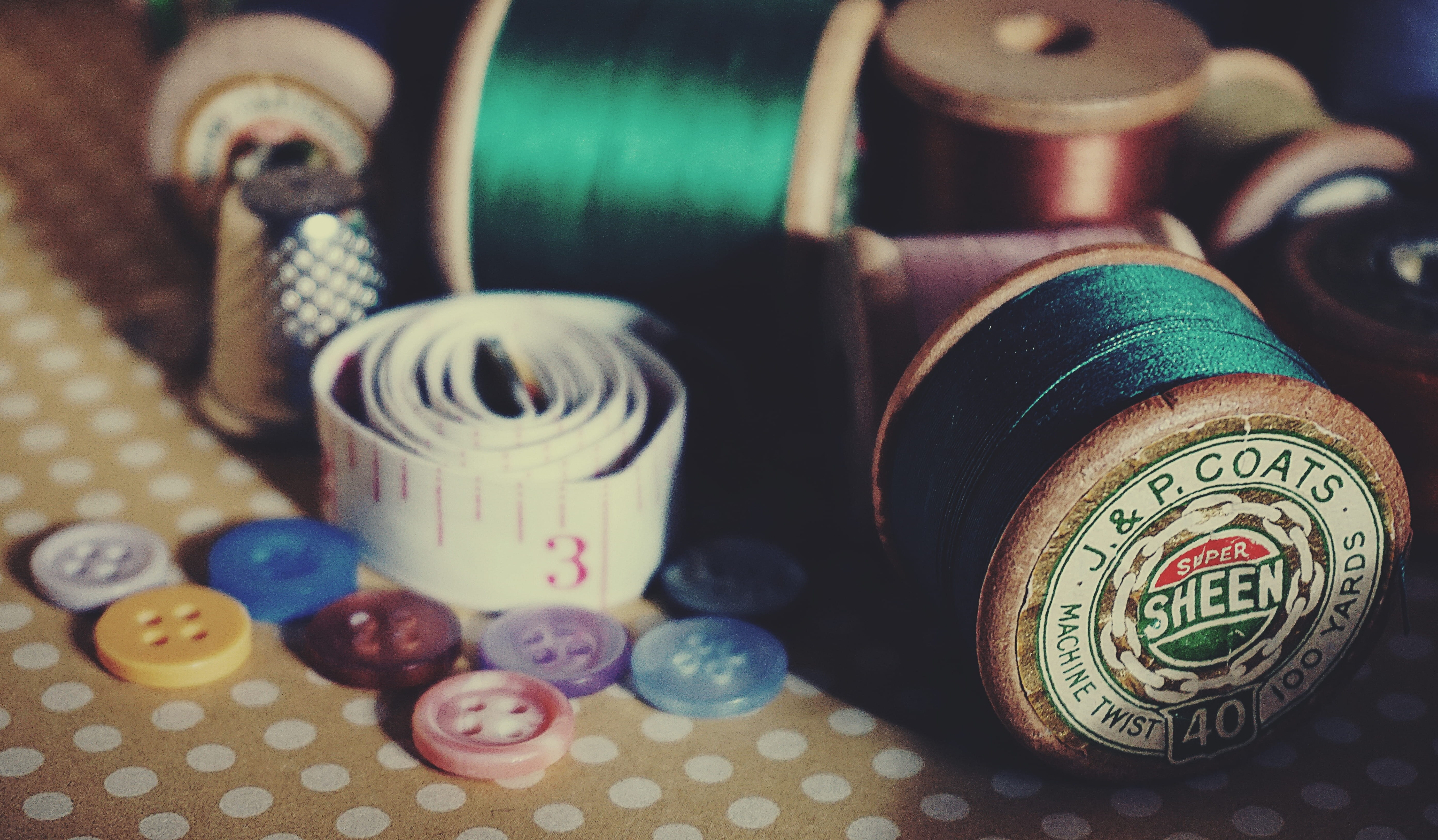 multi colored, high angle view, leisure, traditional, arts and crafts, choice, vintage, sew, table, wear, 5K, craft, art and craft, no people, close-up, HD Wallpaper