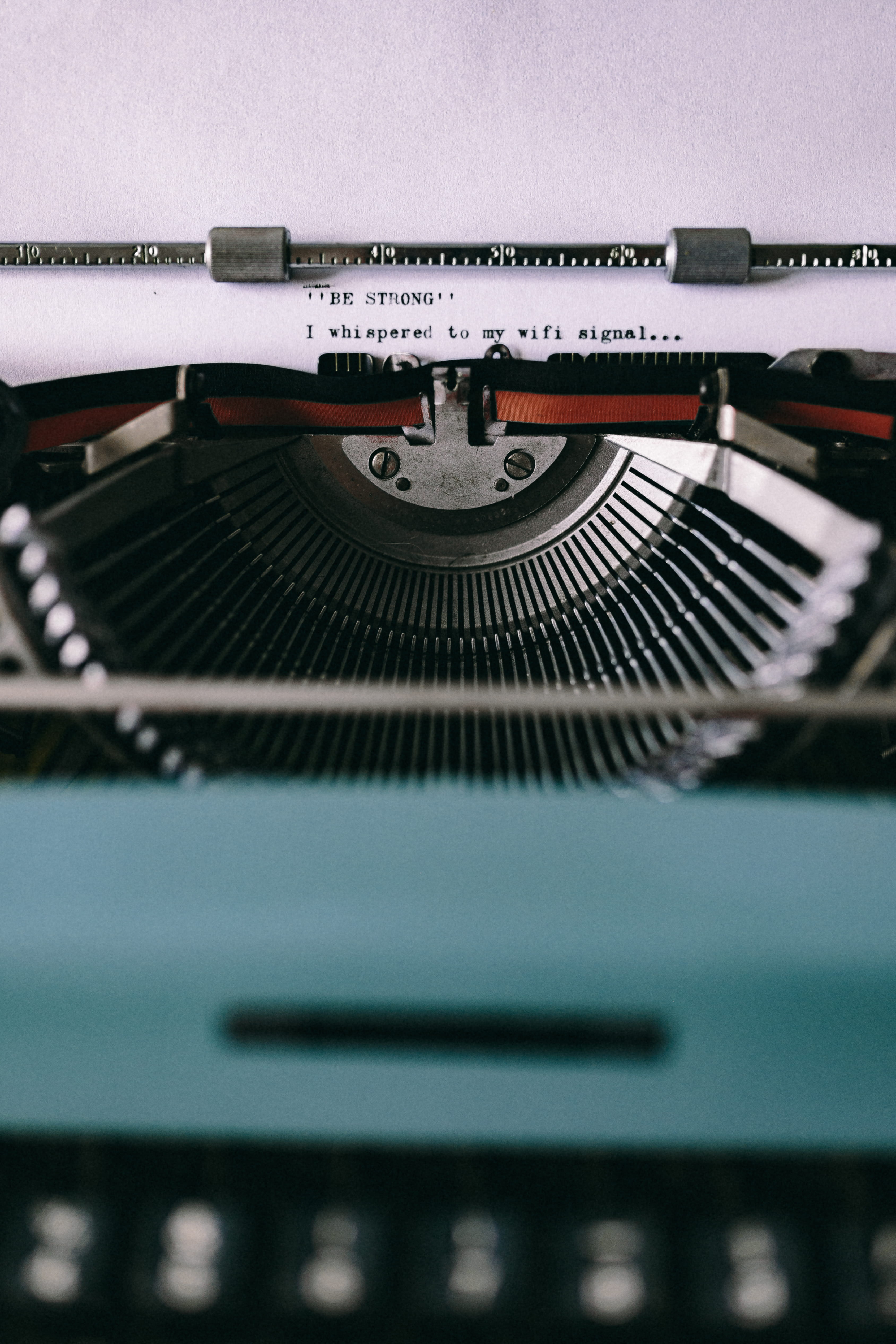 typewriter, letter, text, equipment, close-up, arts culture and entertainment, retro Styled, vintage, old, antique, analog, keyboard, alphabet, selective focus, Phone HD Wallpaper