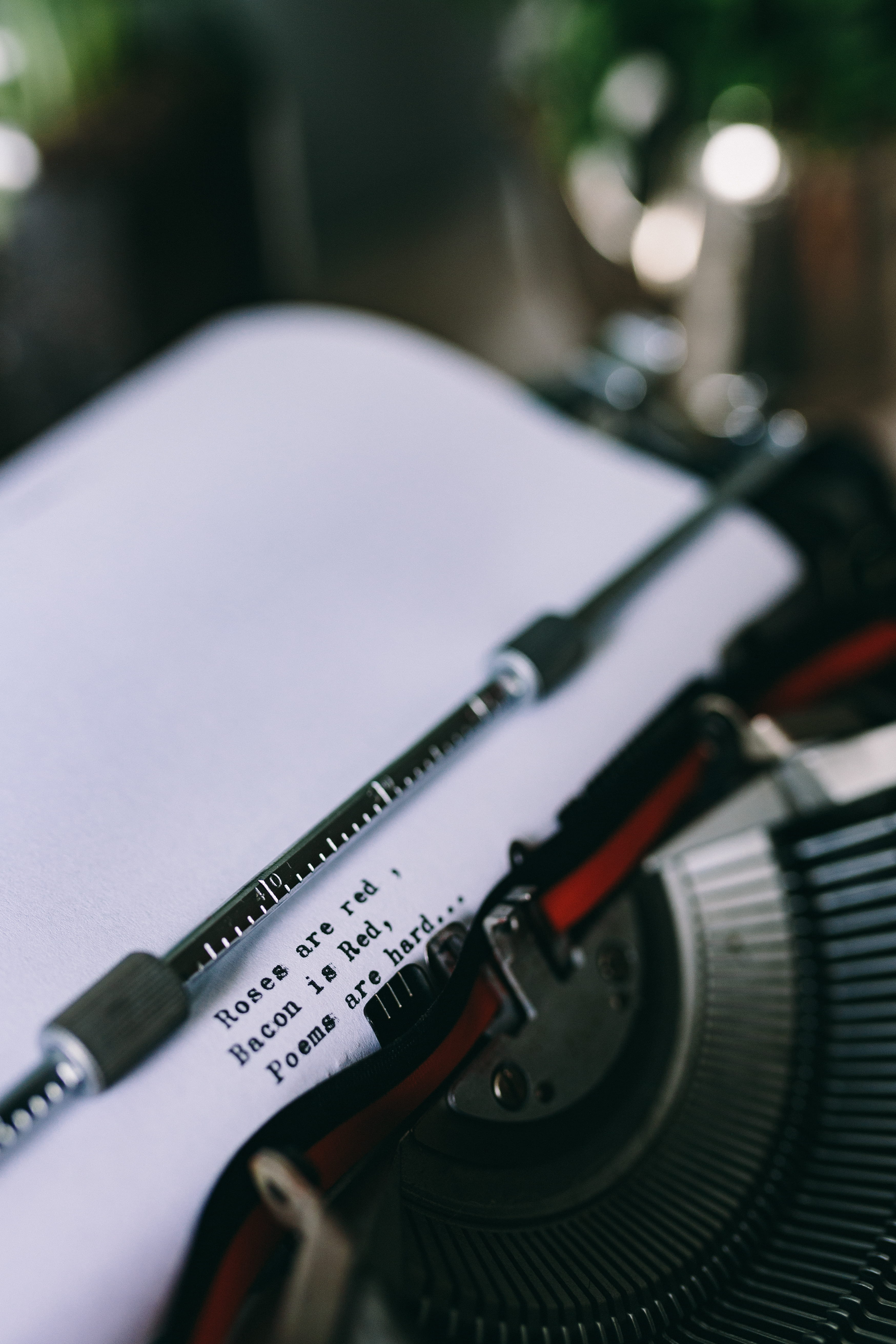 western script, typewriter, white color, still life, steel, high angle view, vintage, no people, quotes, close-up, old, communication, typing, table, camera - Photographic Equipment, Phone HD Wallpaper