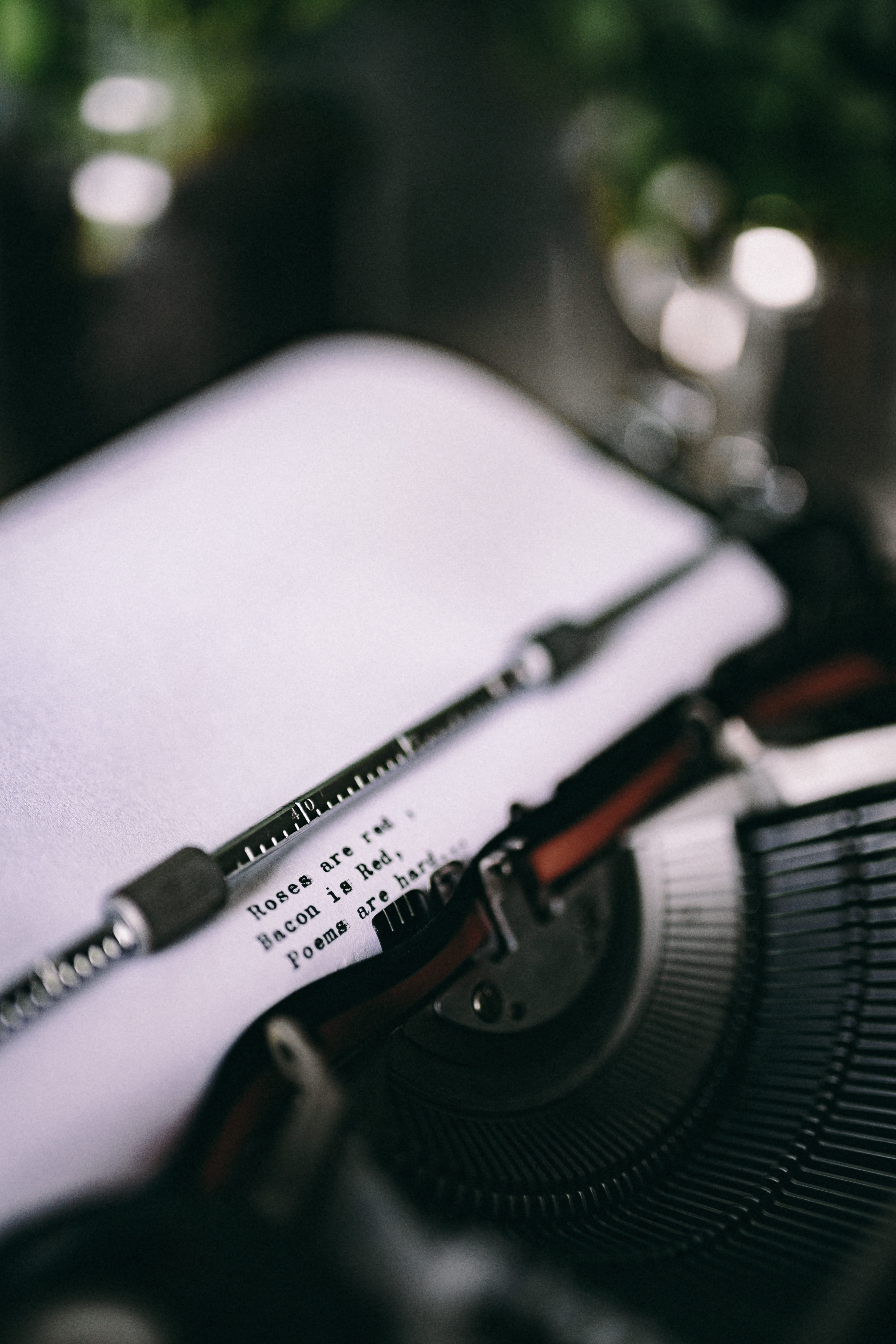 outdoors, 5K, typewriting, indoors, quote, text, no people, still life, gun, focus on foreground, table, weapon, publication, paper, typewriter, typing, Phone HD Wallpaper