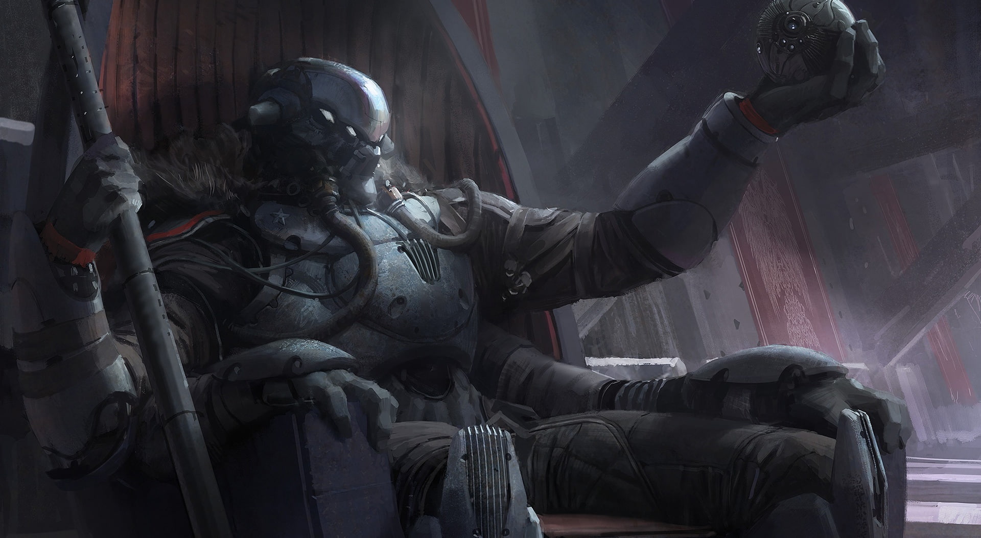 2014, statue, video game, human representation, day, captain, Shooter, 1080P, representation, sculpture, Artwork, architecture, clothing, male likeness, HD Wallpaper