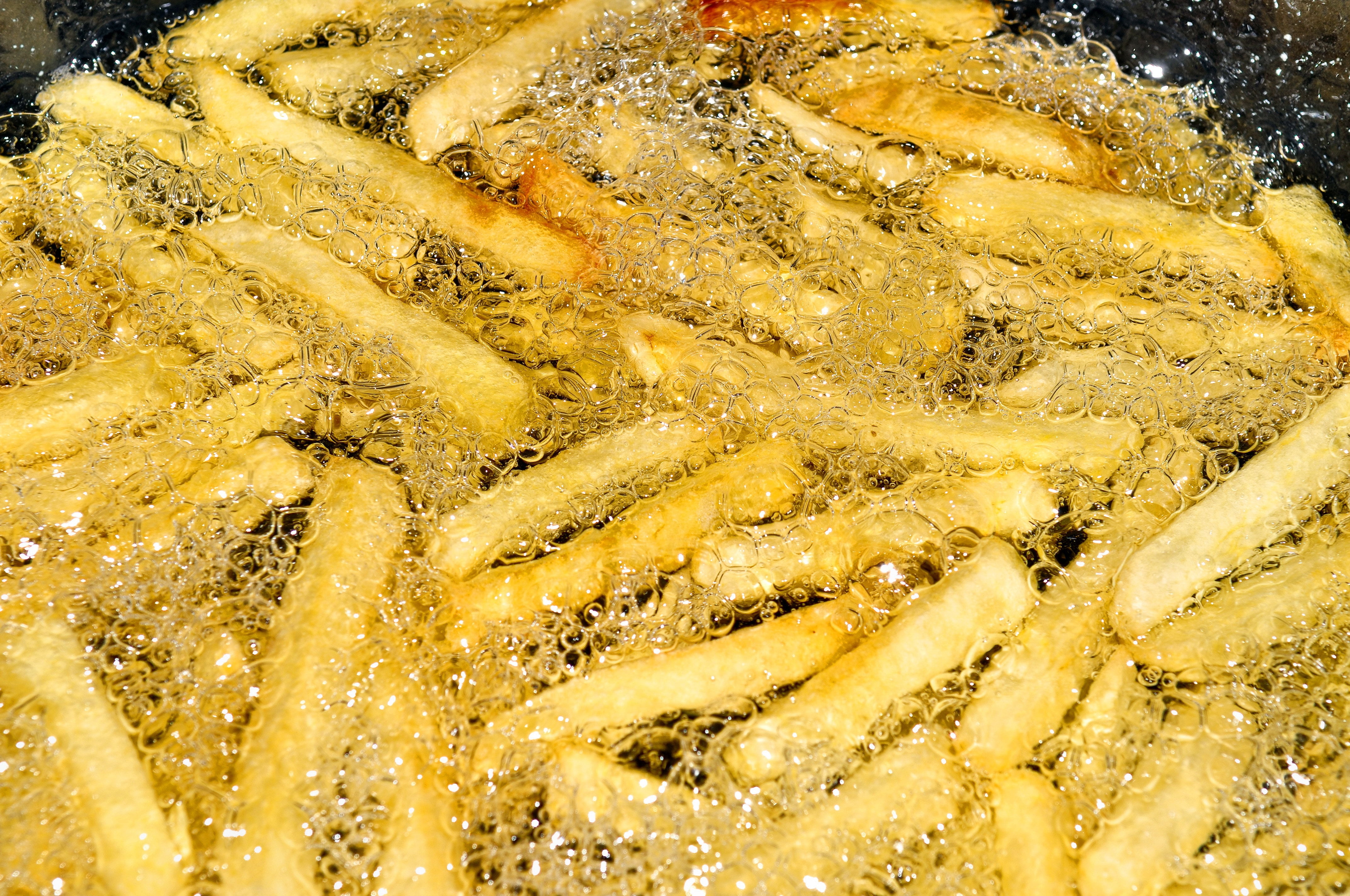 backgrounds, food, high angle view, fried, abundance, frying, food and drink, ready-to-eat, industry, potatoes, wellbeing, fishing Industry, still life, HD Wallpaper