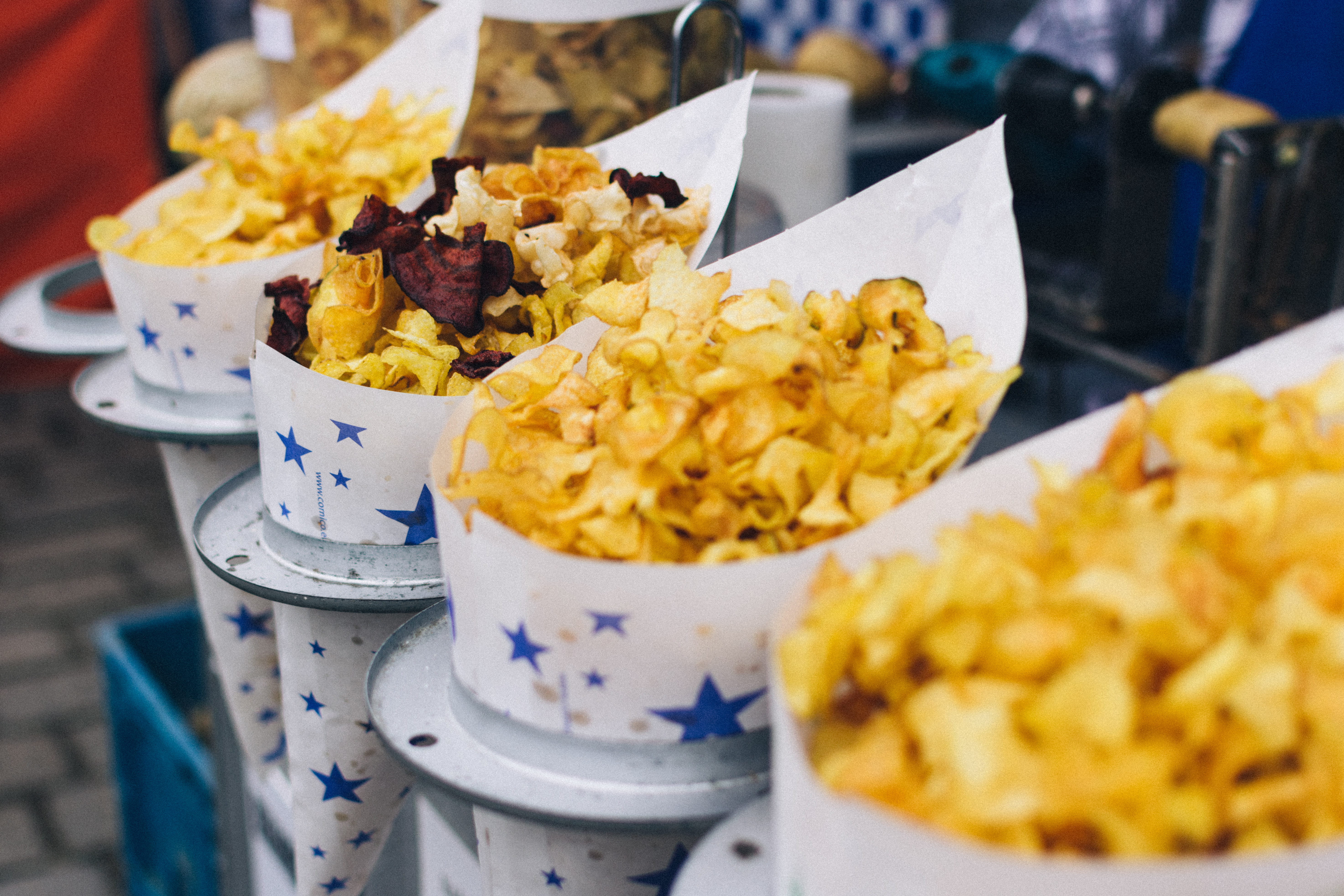choice, close-up, unhealthy Eating, freshness, store, temptation, beetroot, table, indulgence, Potato, 5K, selective focus, street market, snack, for sale, HD Wallpaper