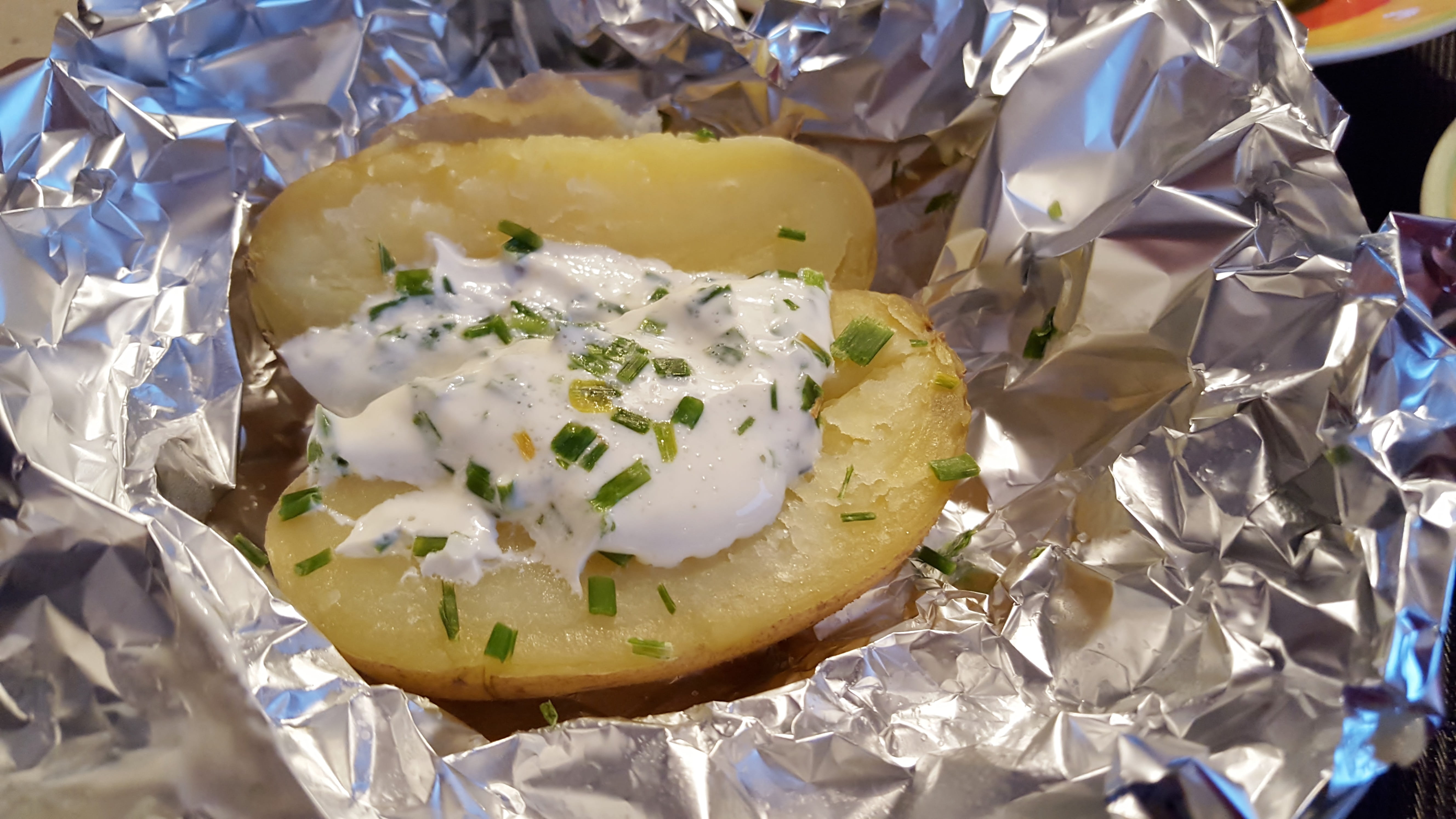 still life, foil potatoes, food, nutrition, plastic, heat, enjoy, barbecue, close-up, greek food, sweet food, high angle view, potato dish, focus on foreground, HD Wallpaper