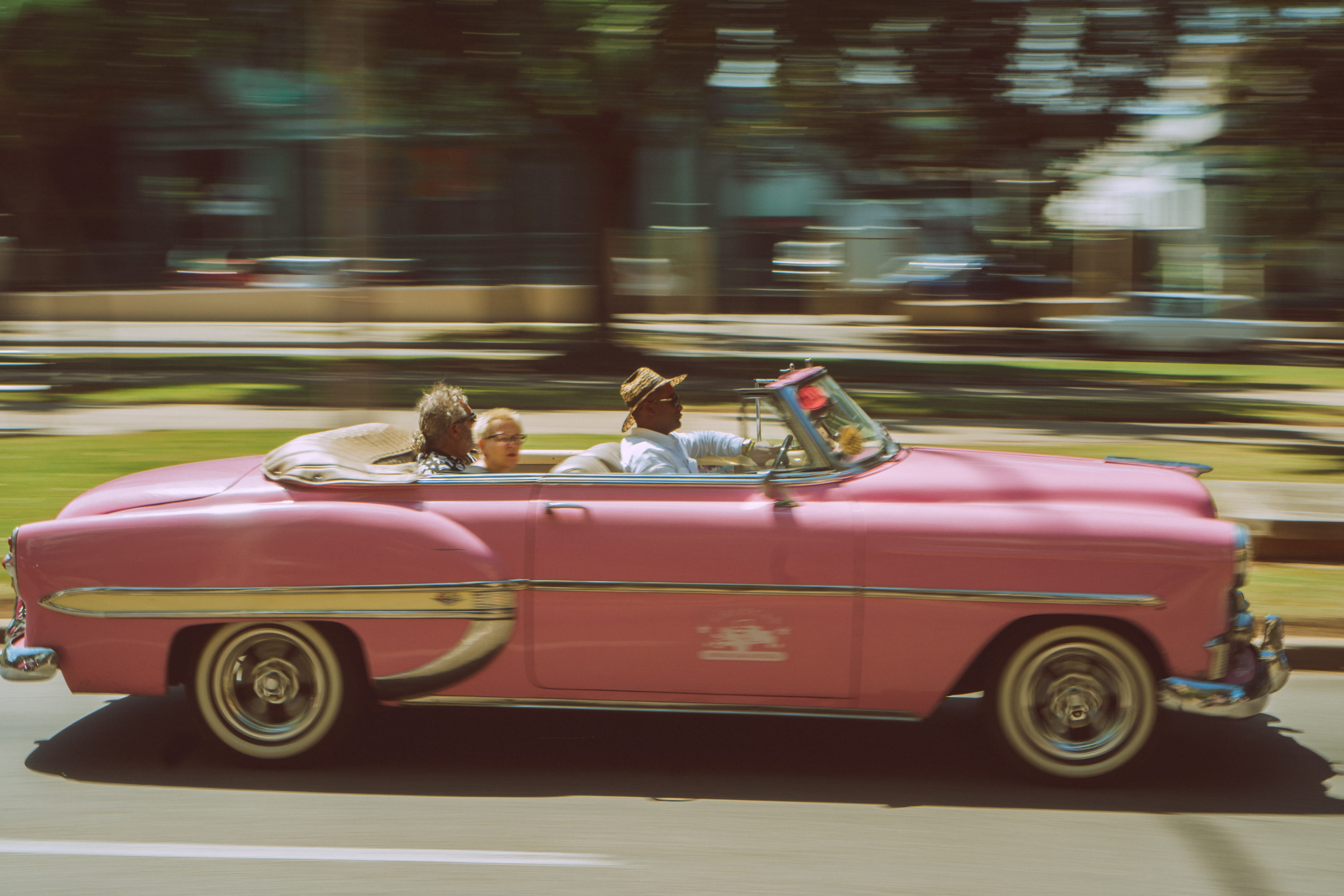 motion, blurred motion, coupe, real people, lapse, machine, time, motor vehicle, car, road, vintage car, childhood, transportation, riding, building, three, HD Wallpaper