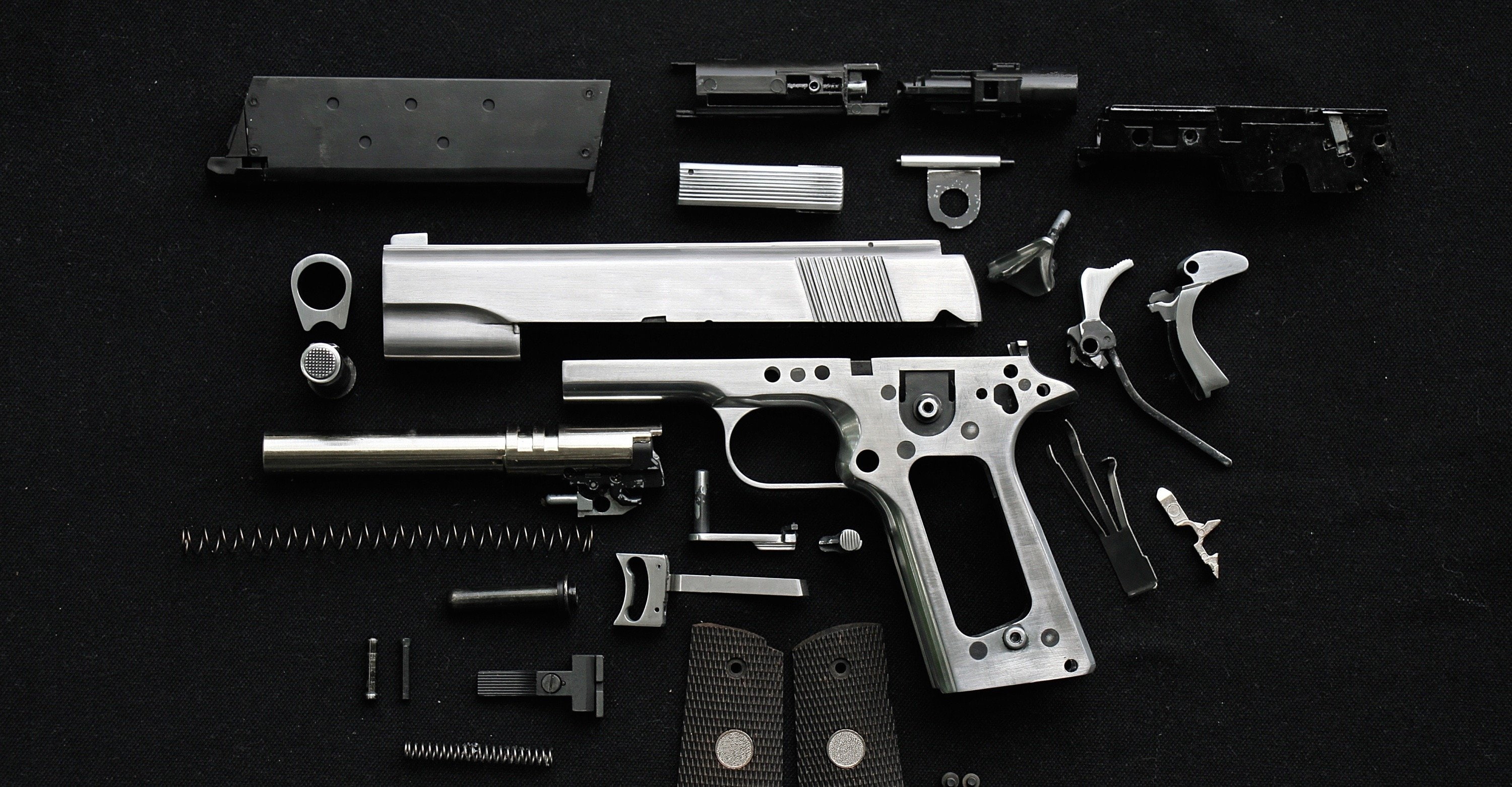 weapon, gun, weapons, handgun, guns, 2K, pistol, HD Wallpaper