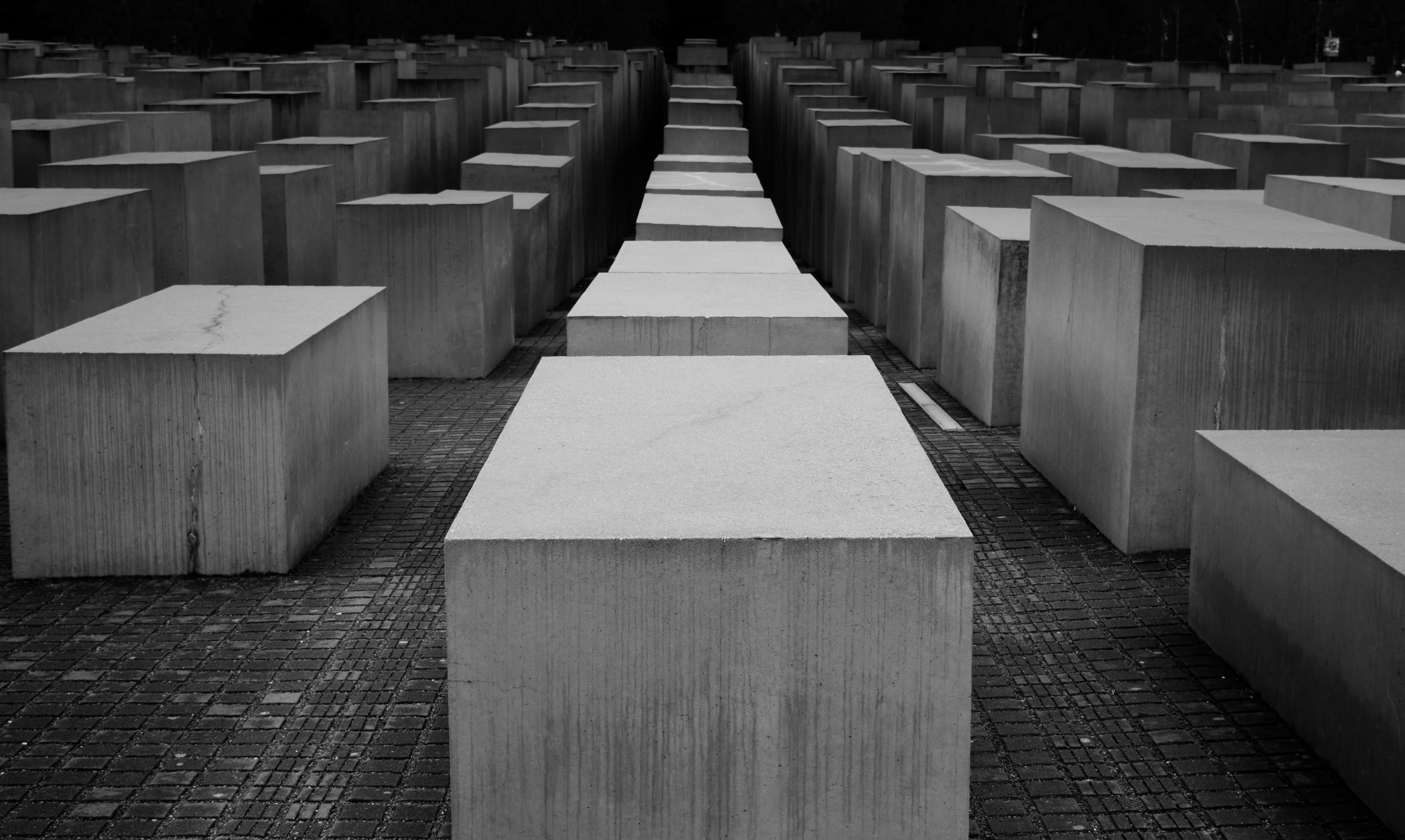 commemorate, day, empty, built structure, diminishing perspective, in a row, memorial, direction, staircase, religion, no people, repetition, 5K, berlin, HD Wallpaper