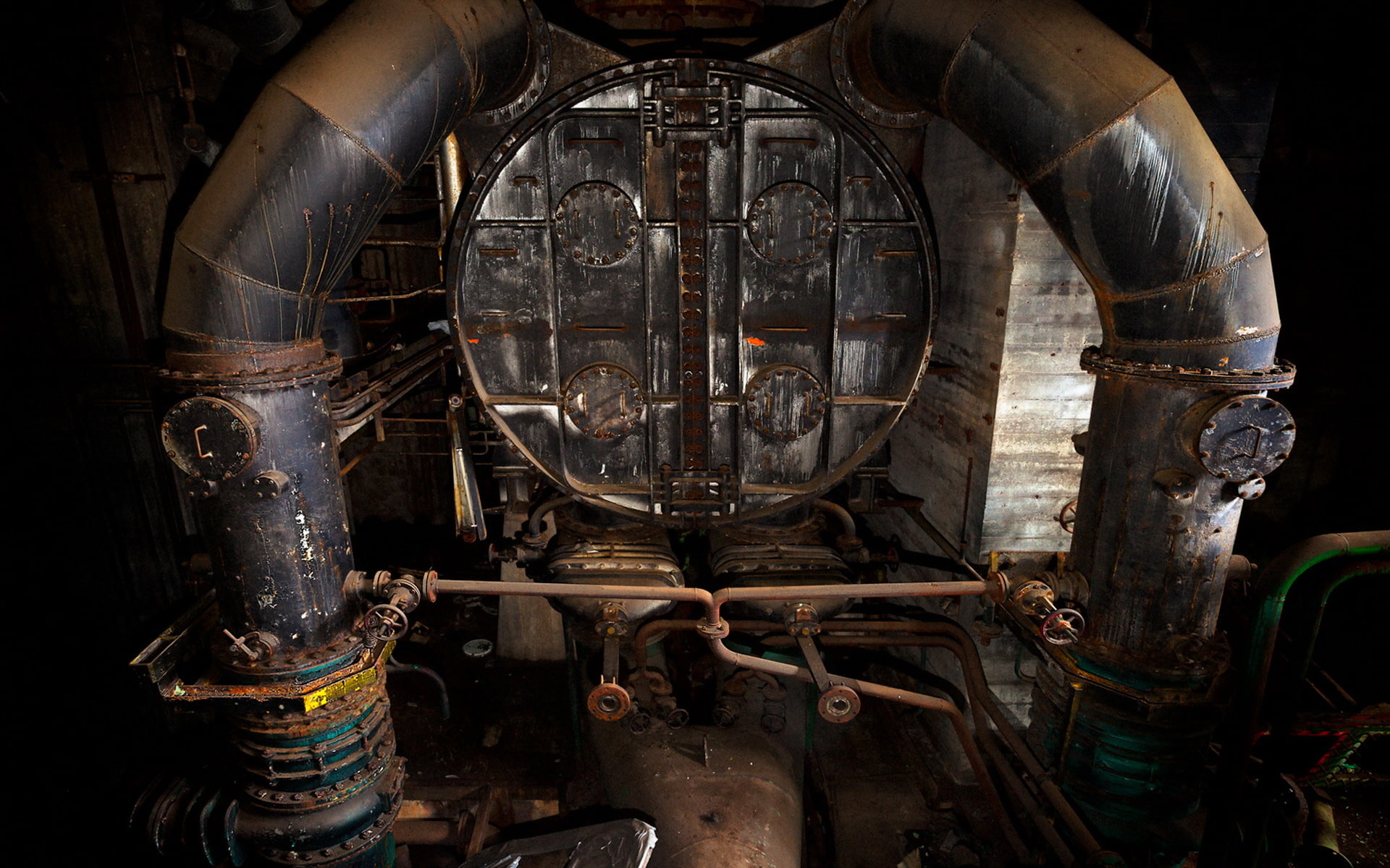 1080P, industrial, rust, old, HD Wallpaper