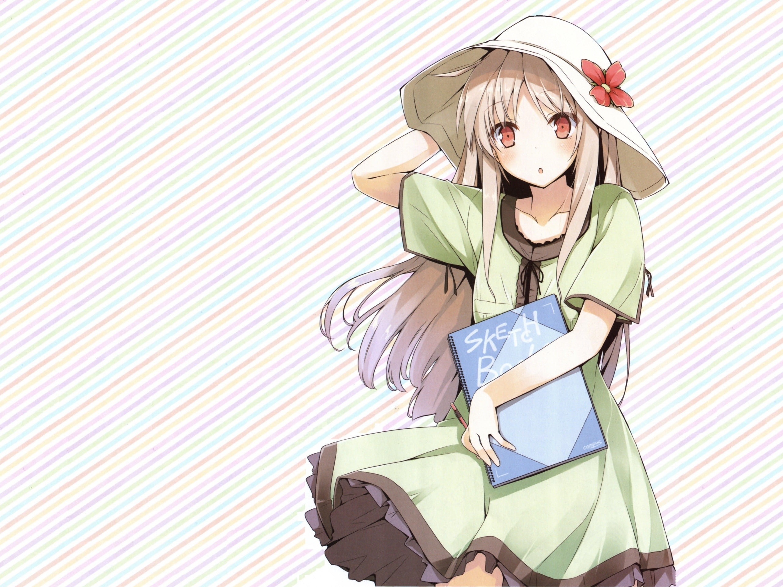 human arm, Sakurasou no Pet na Kanojo, standing, 2K, childhood, three quarter length, copy space, child, clothing, one person, women, holding, Shiina Mashiro, HD Wallpaper