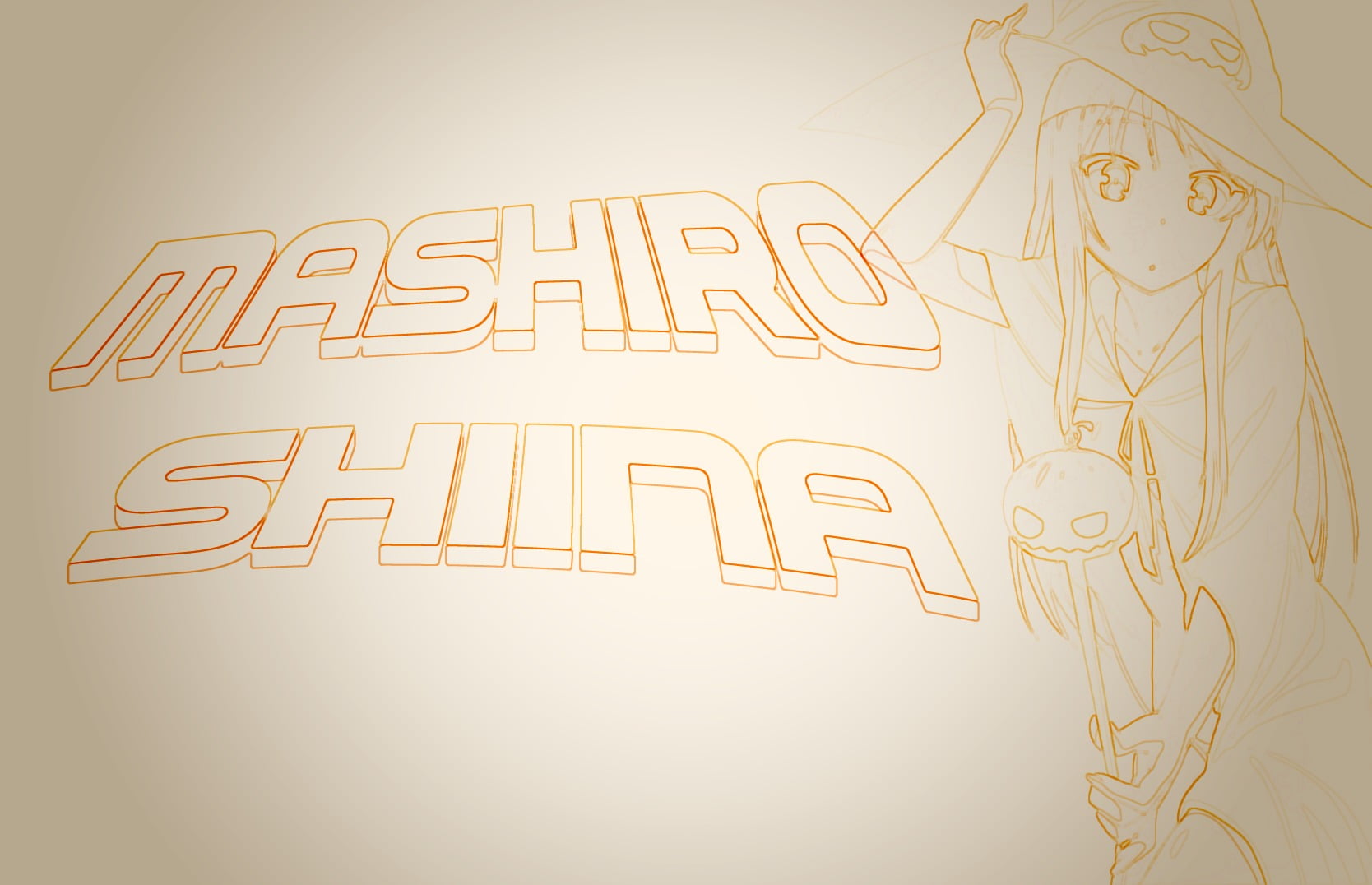Shiina Mashiro, no people, 720P, pattern, text, vignette, western script, drawing - art product, connection, capital letter, Sakurasou no Pet na Kanojo, HD Wallpaper