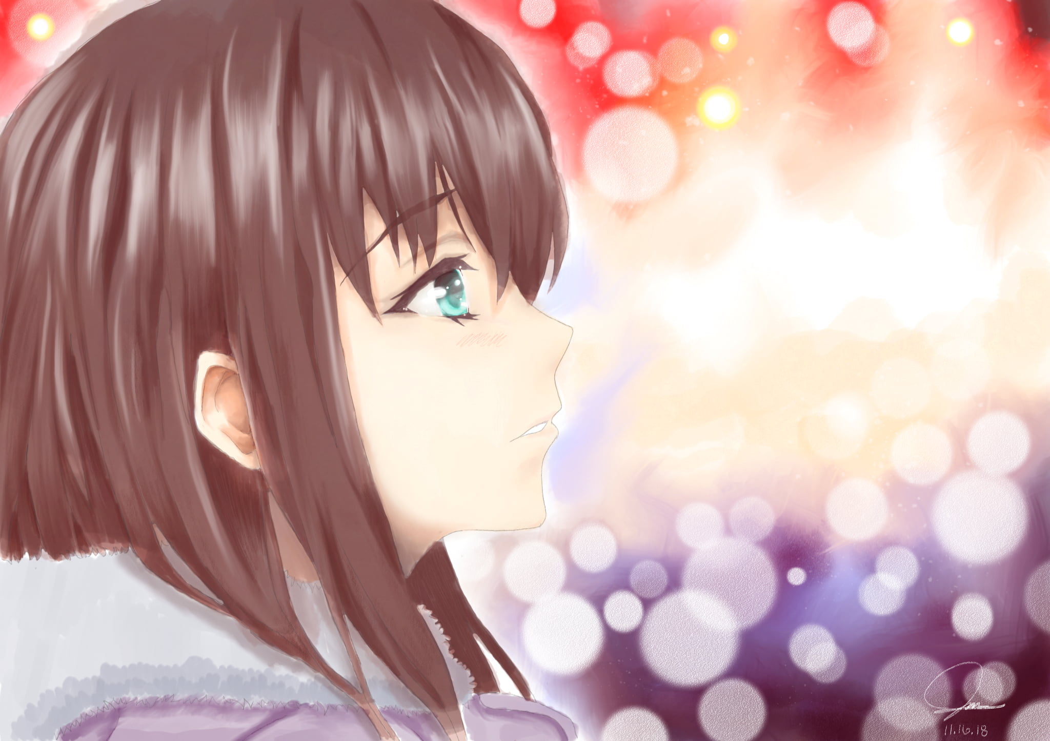 1080P, Domestic Girlfriend, Anime, Hina Tachibana, HD Wallpaper