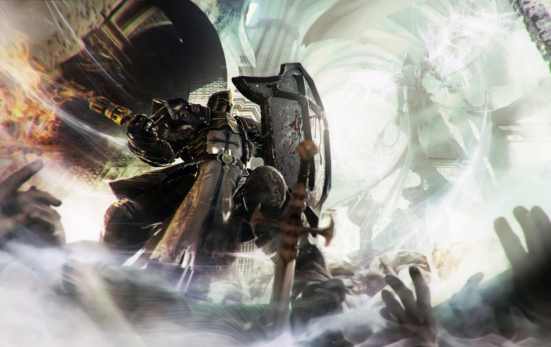 Crusader (Diablo III), Diablo III: Reaper Of Souls, Malthael (Diablo III), 1080P, Diablo, HD Wallpaper
