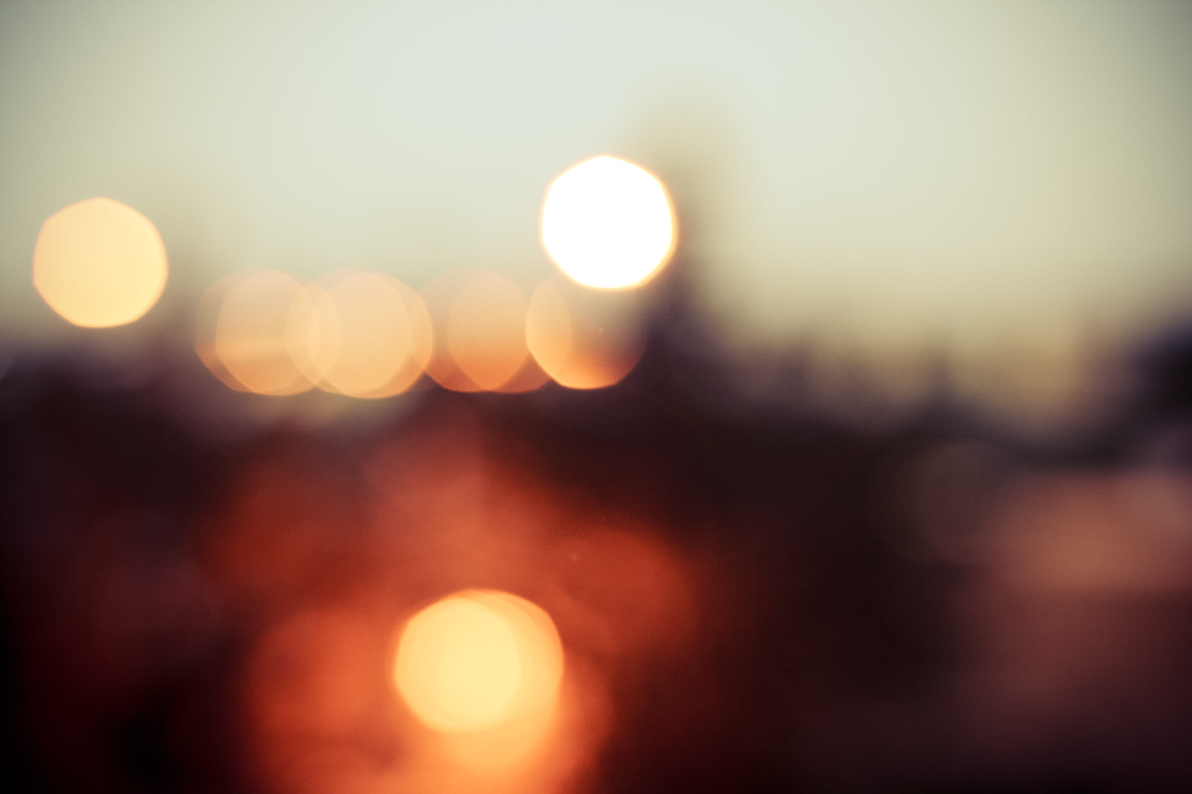 street, night, lens flare, shiny, yellow, vol. 2, lighting equipment, 4K, light, glowing, Bokeh, backgrounds, light - Natural Phenomenon, multi Colored, HD Wallpaper