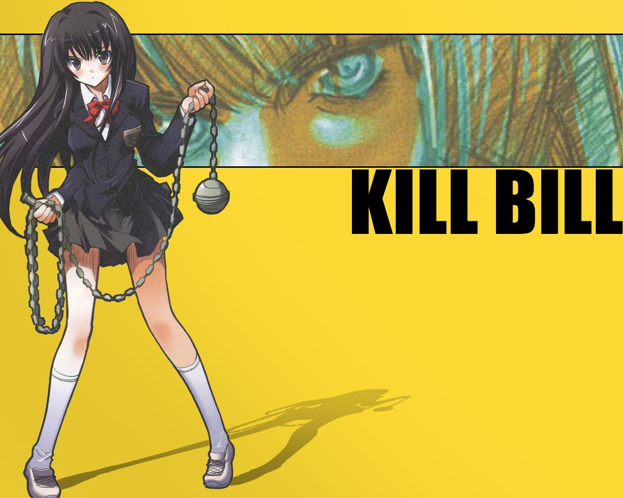 technology, creativity, arts culture and entertainment, sign, females, auto post production filter, one person, women, Kill Bill: Vol. 1, holding, 720P, HD Wallpaper