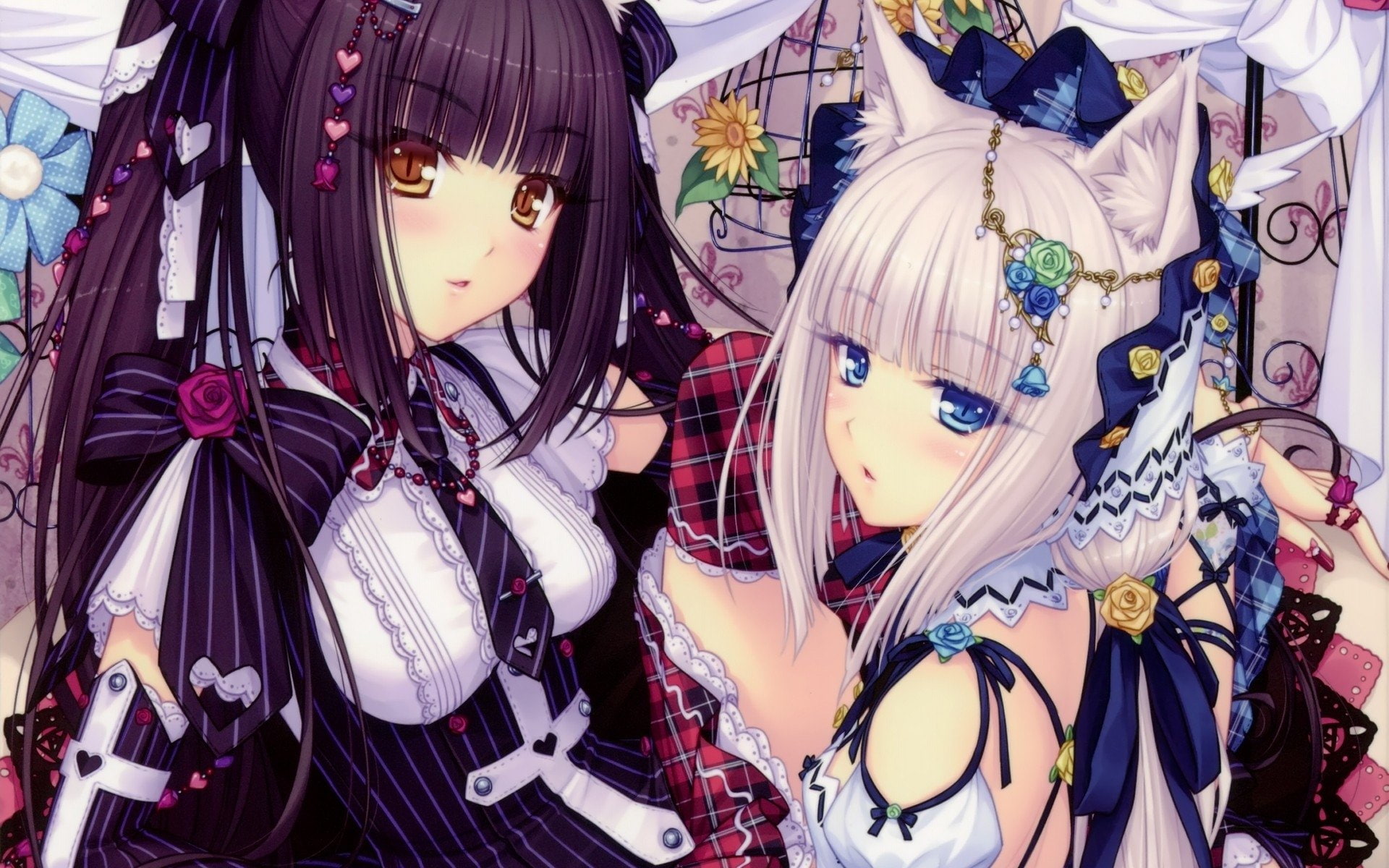 Nekopara, Vanilla (Nekopara), Anime, 1080P, Chocola (Nekopara), HD Wallpaper