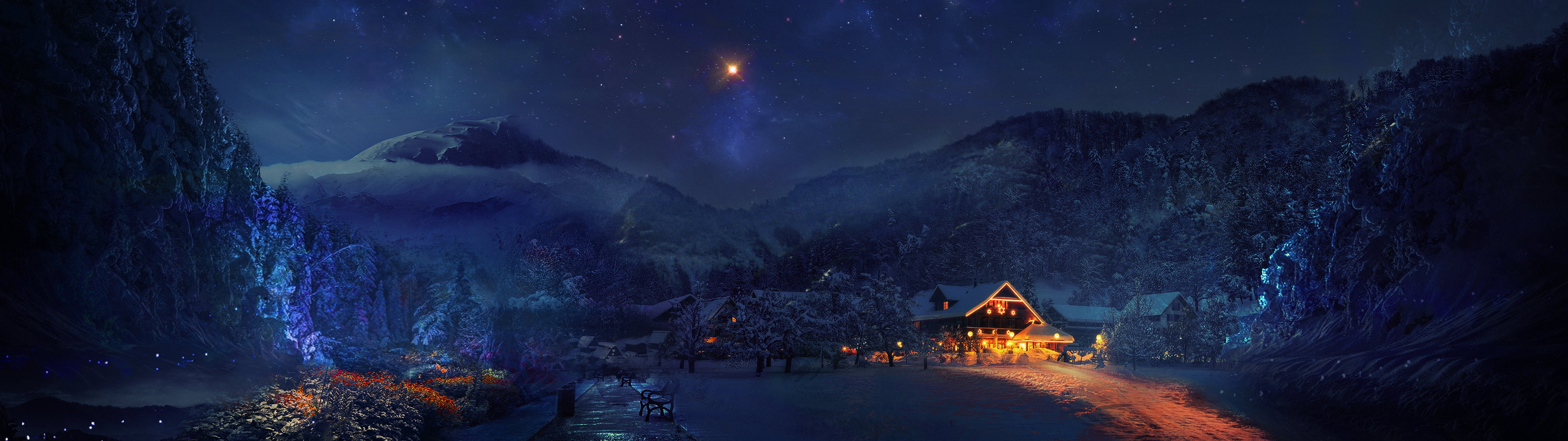 5K, artwork, 5120x1440 px, fantasy, art, original, background, HD Wallpaper