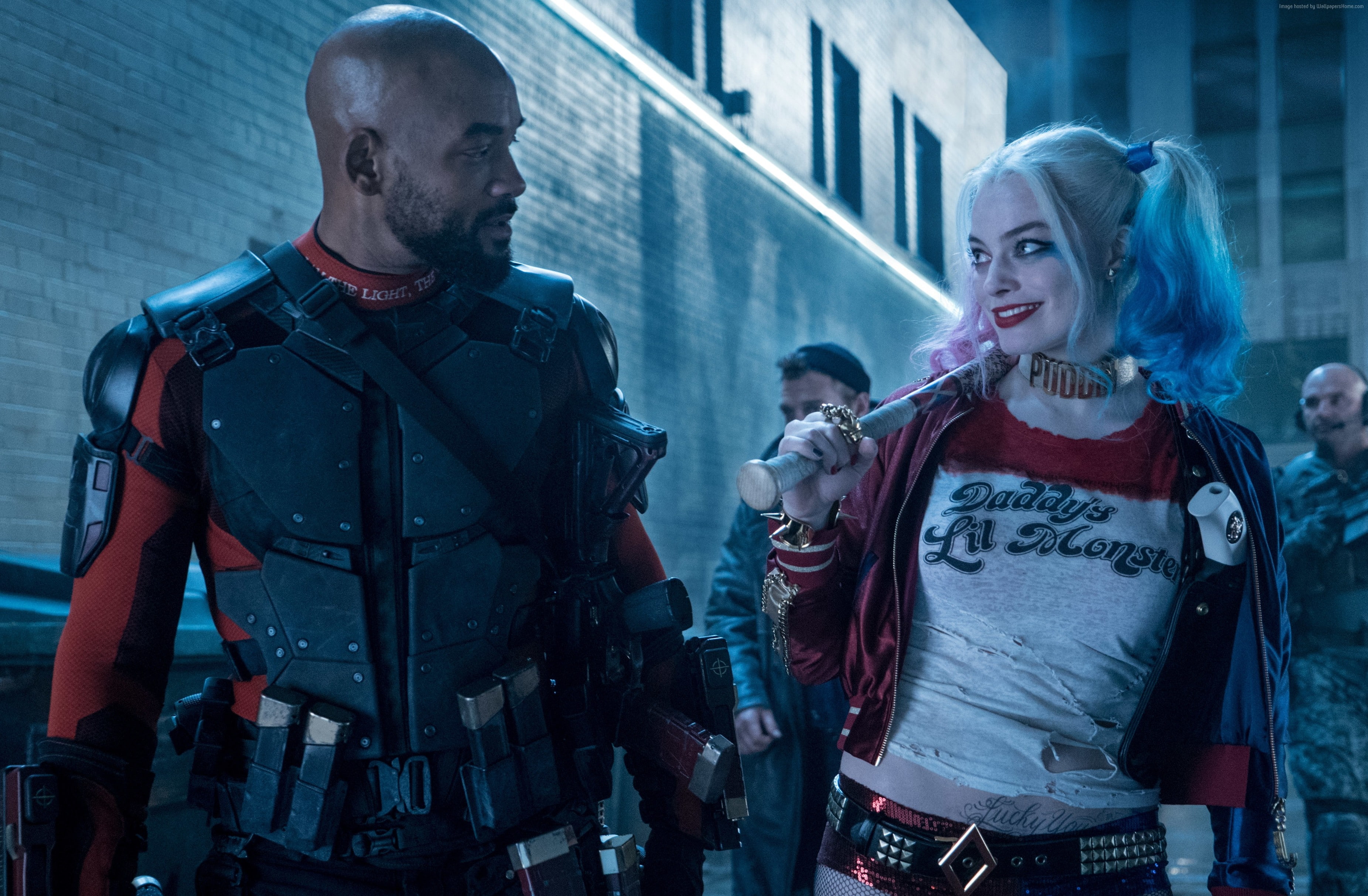 Harley Quinn, 2K, Suicide Squad, Will Smith, Margot Robbie, Best Movies of 2016, HD Wallpaper