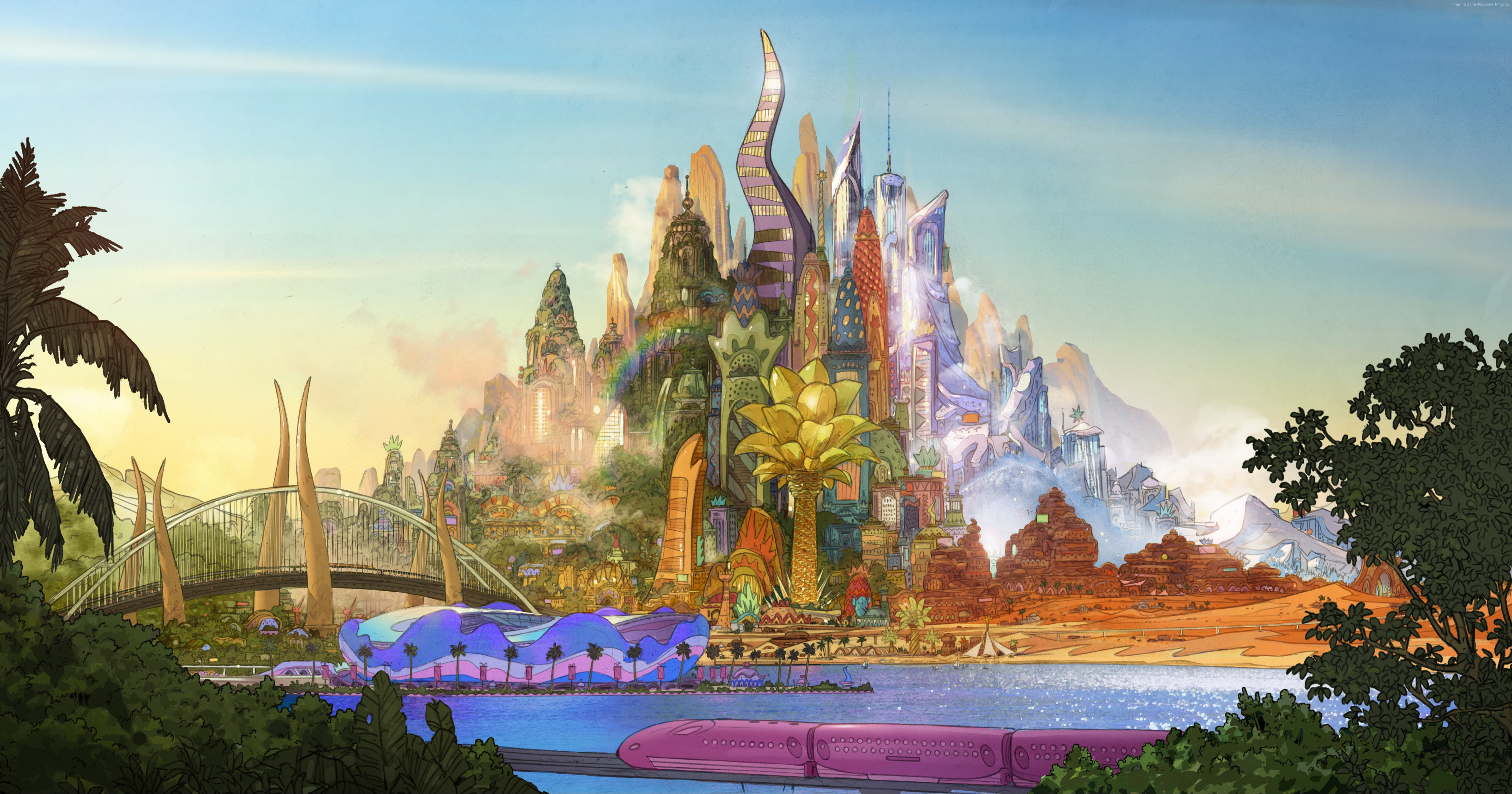 cartoon, Zootopia, 5K, Best Animation Movies of 2016, HD Wallpaper