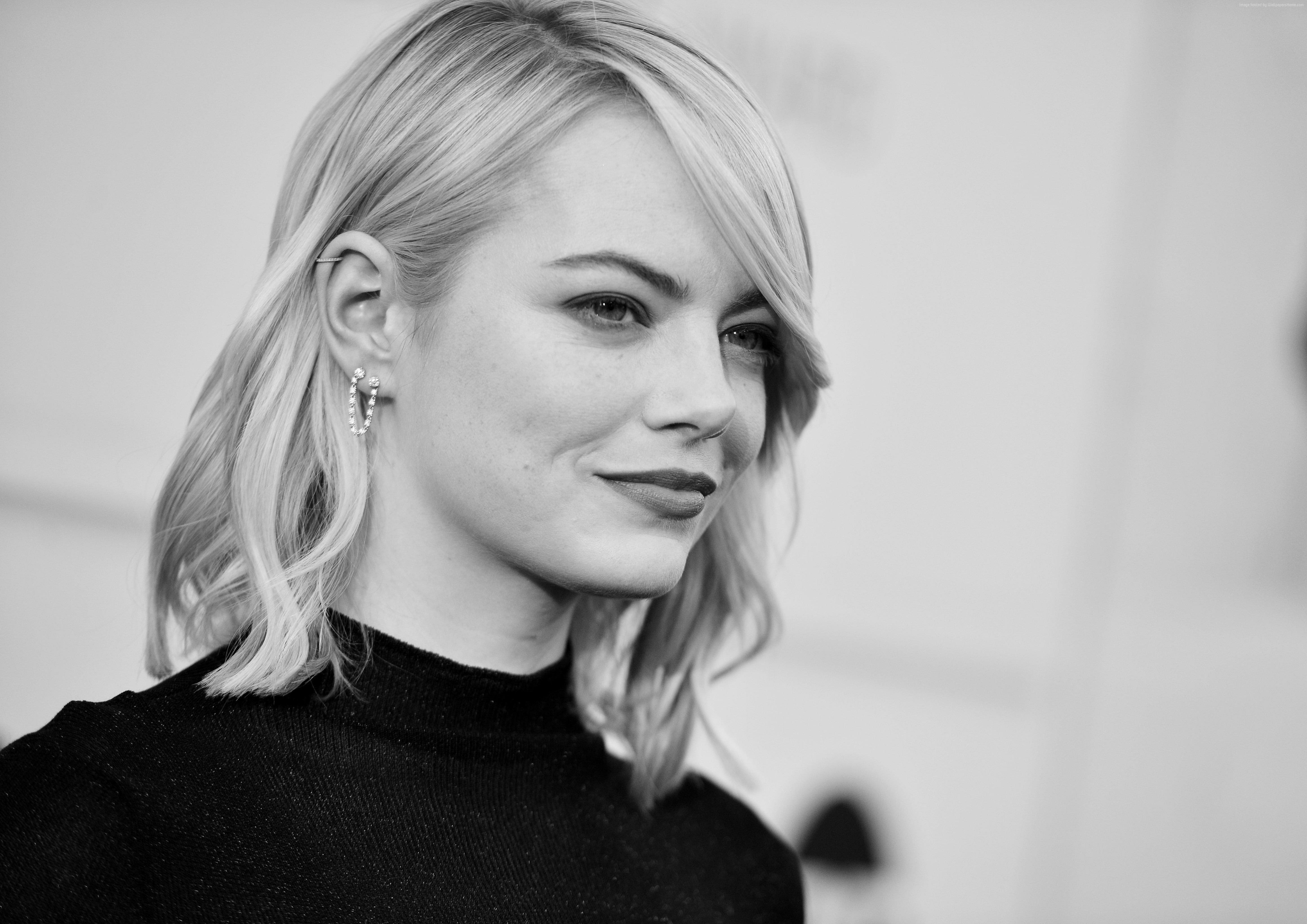 Emma Stone, 4K, actress, Most Popular Celebs in 2015, HD Wallpaper