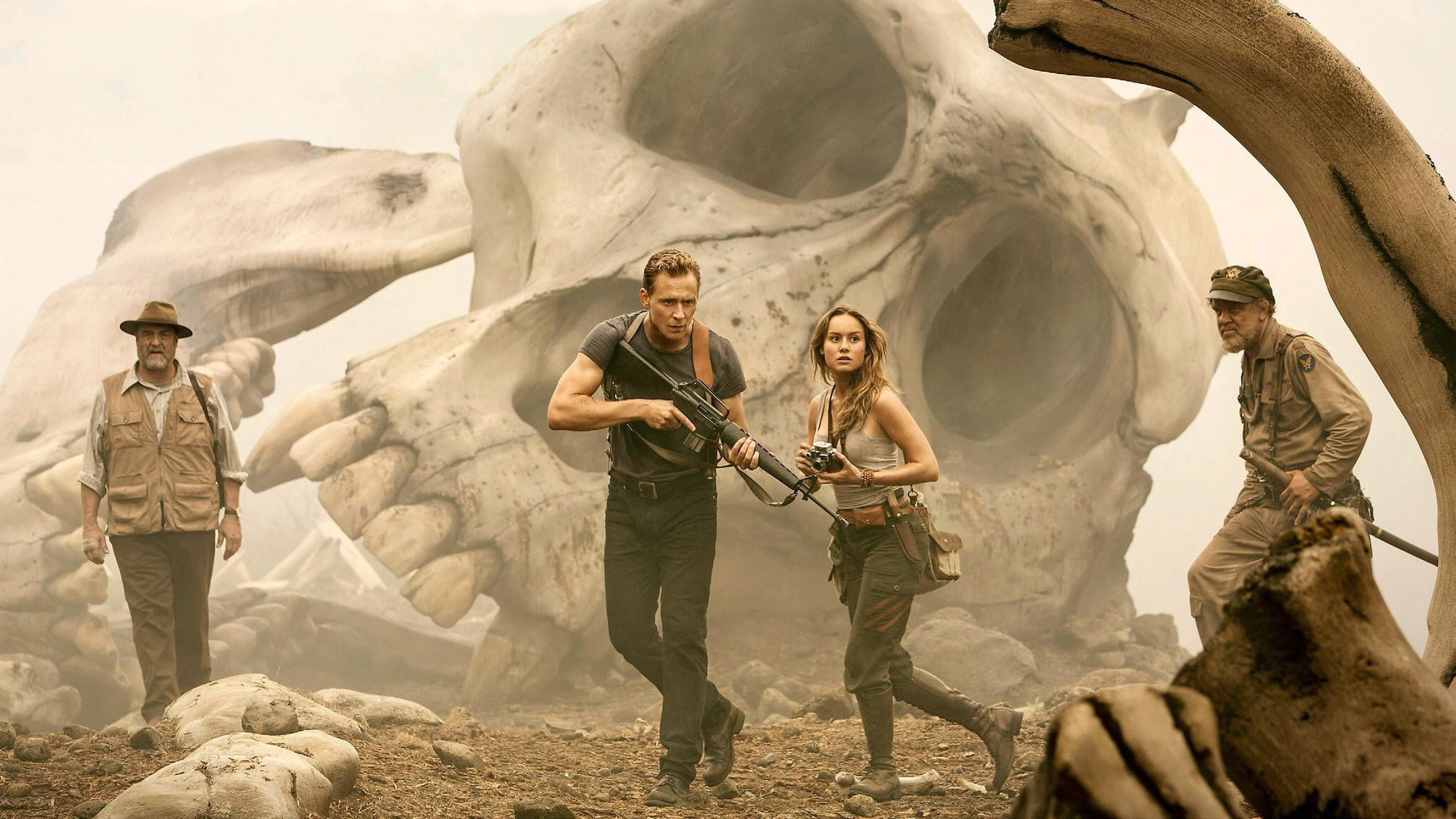 Brie Larson, Tom Hiddleston, Kong: Skull Island, 1080P, HD Wallpaper