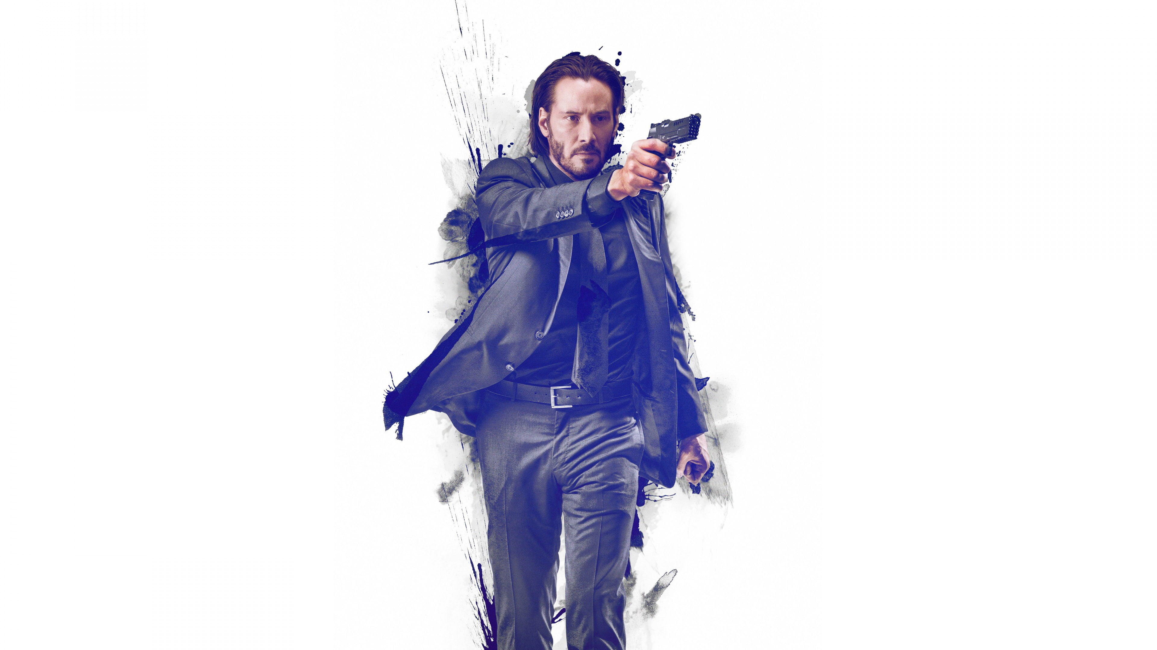John Wick: Chapter Two, Most popular celebs, best movies, nicolas, 4K, John Wick: Chapter 2, cage, Keanu Reeves, HD Wallpaper
