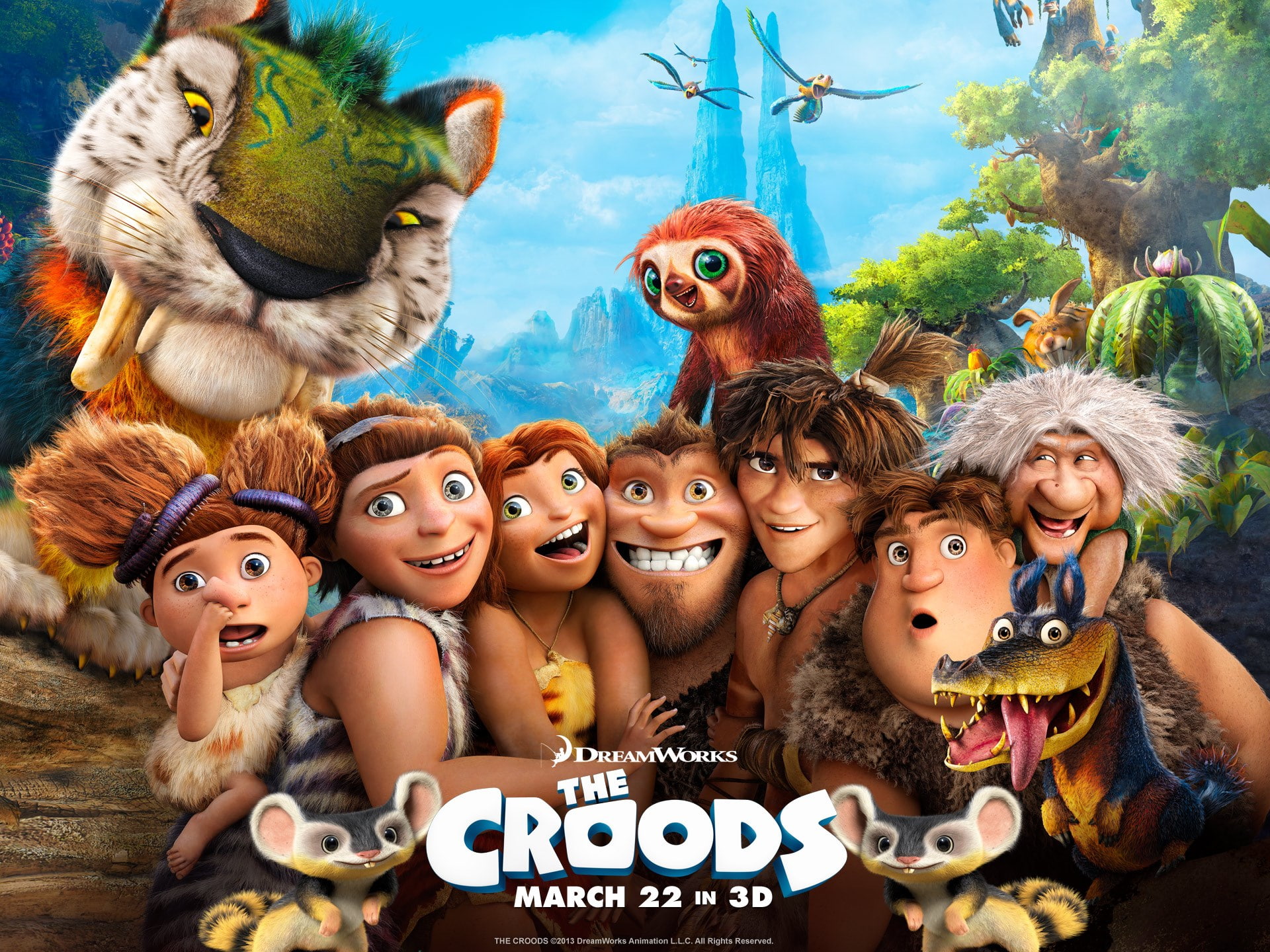 1080P, the croods, HD Wallpaper