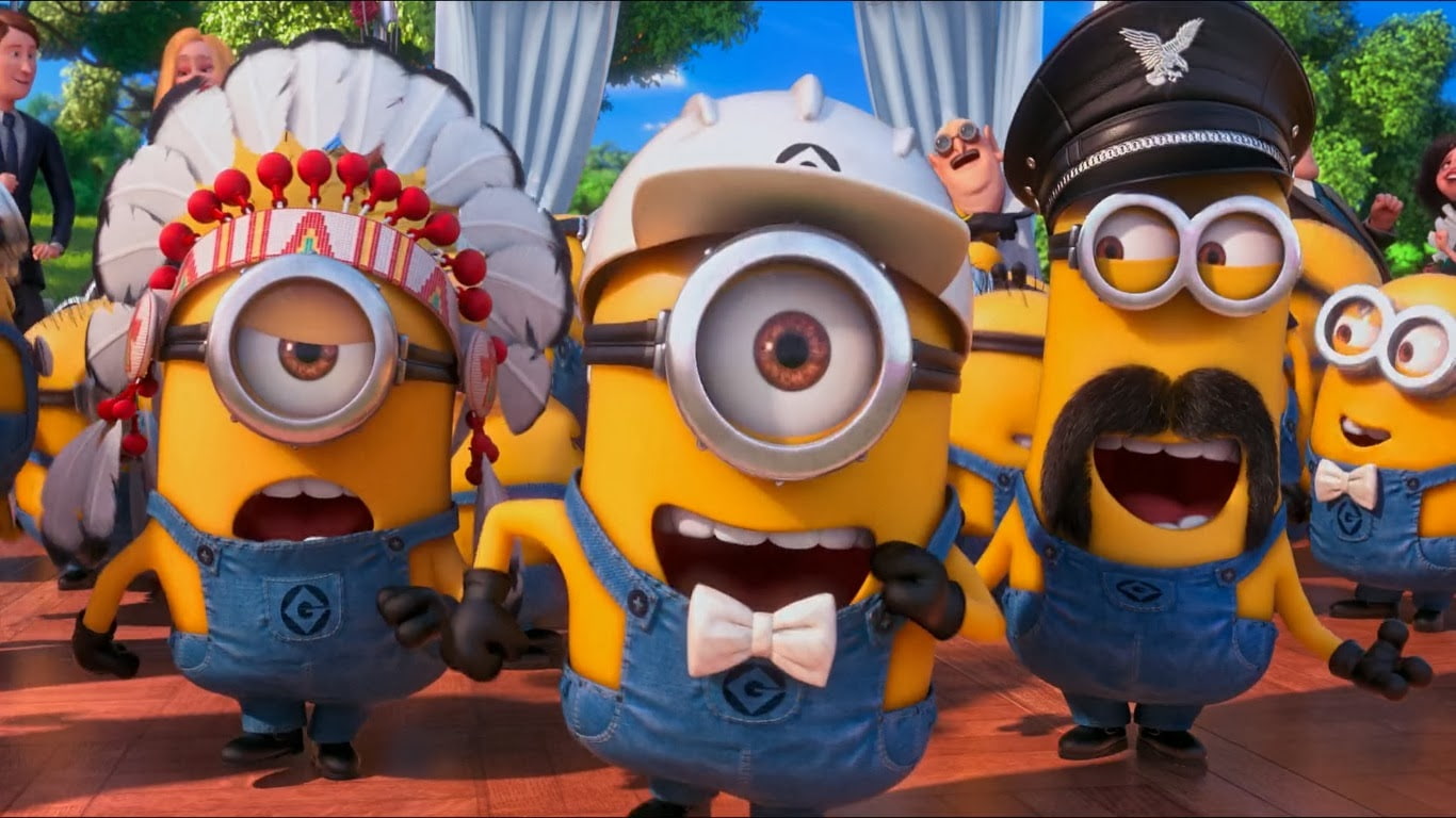 yellow, funny, minion, despicable Me, cute, 720P, HD Wallpaper