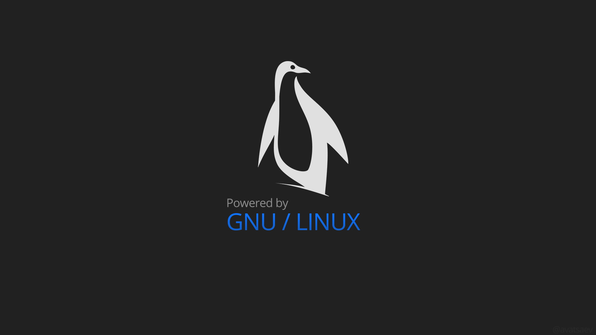 minimalism, Linux, 1080P, GNU, HD Wallpaper