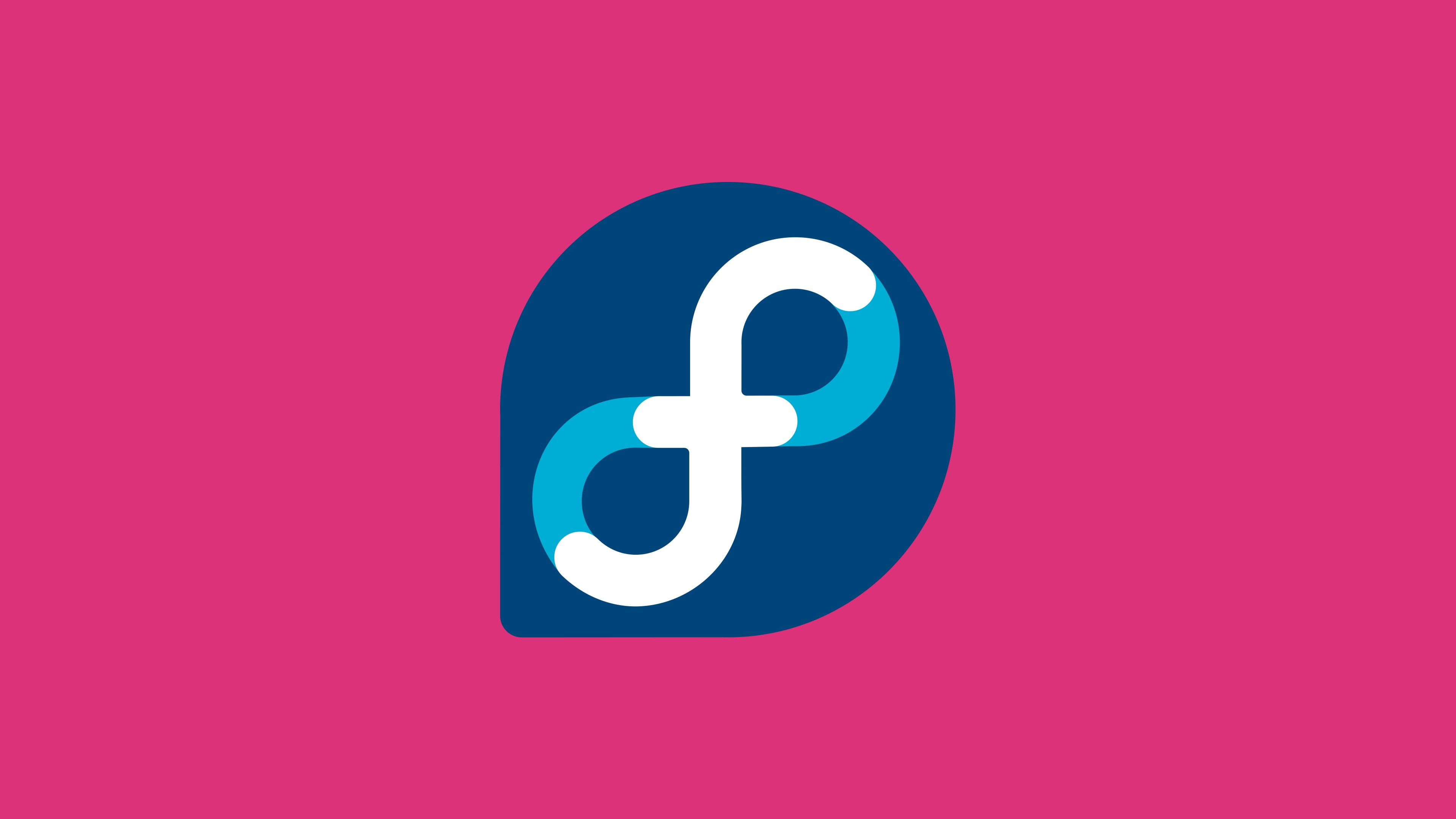 fedora linux open source open source operating system logo red hat, 4K, HD Wallpaper