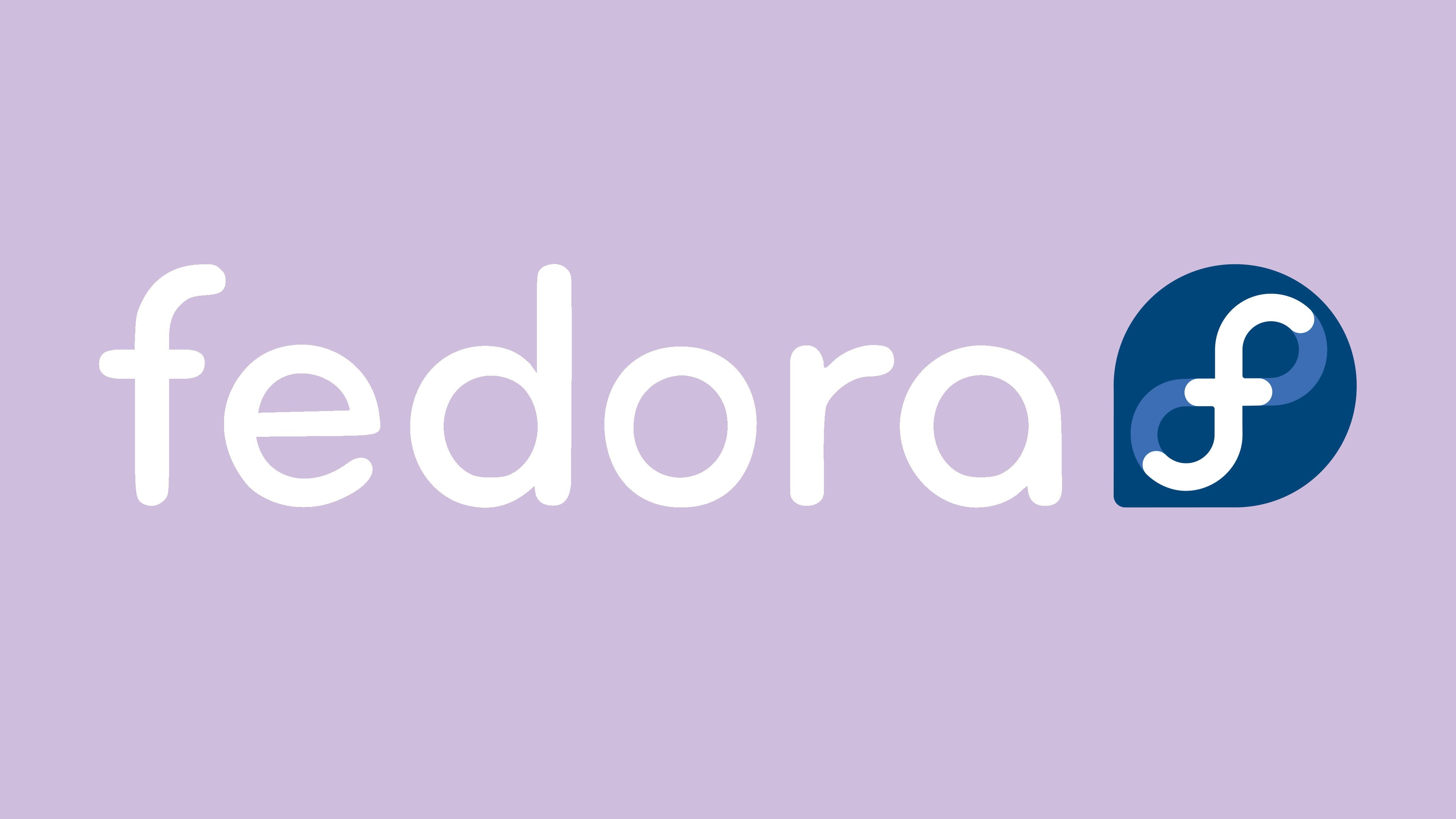 fedora linux open source open source operating system logo red hat, 4K, HD Wallpaper