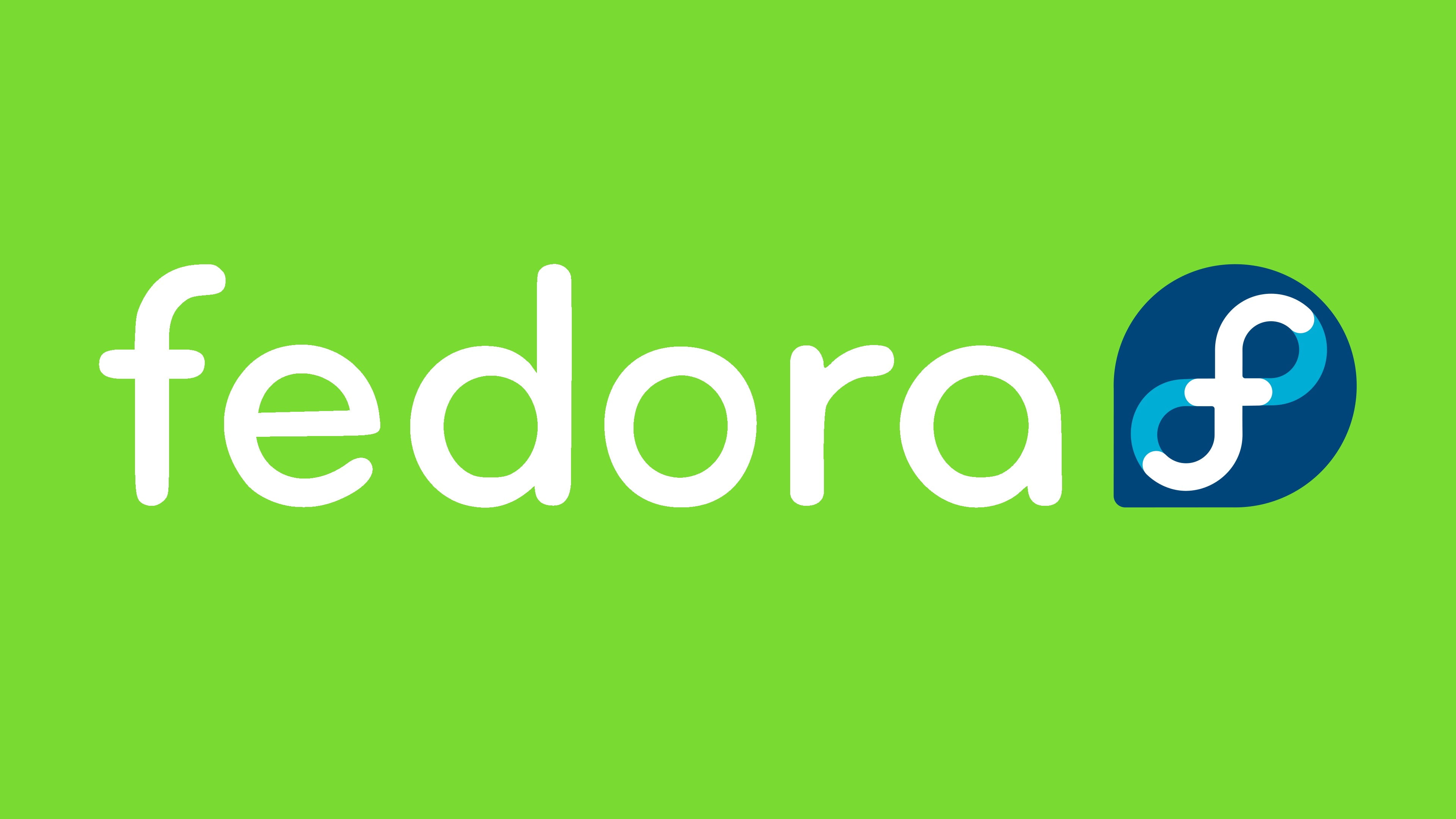 fedora linux open source open source operating system logo red hat, 4K, HD Wallpaper