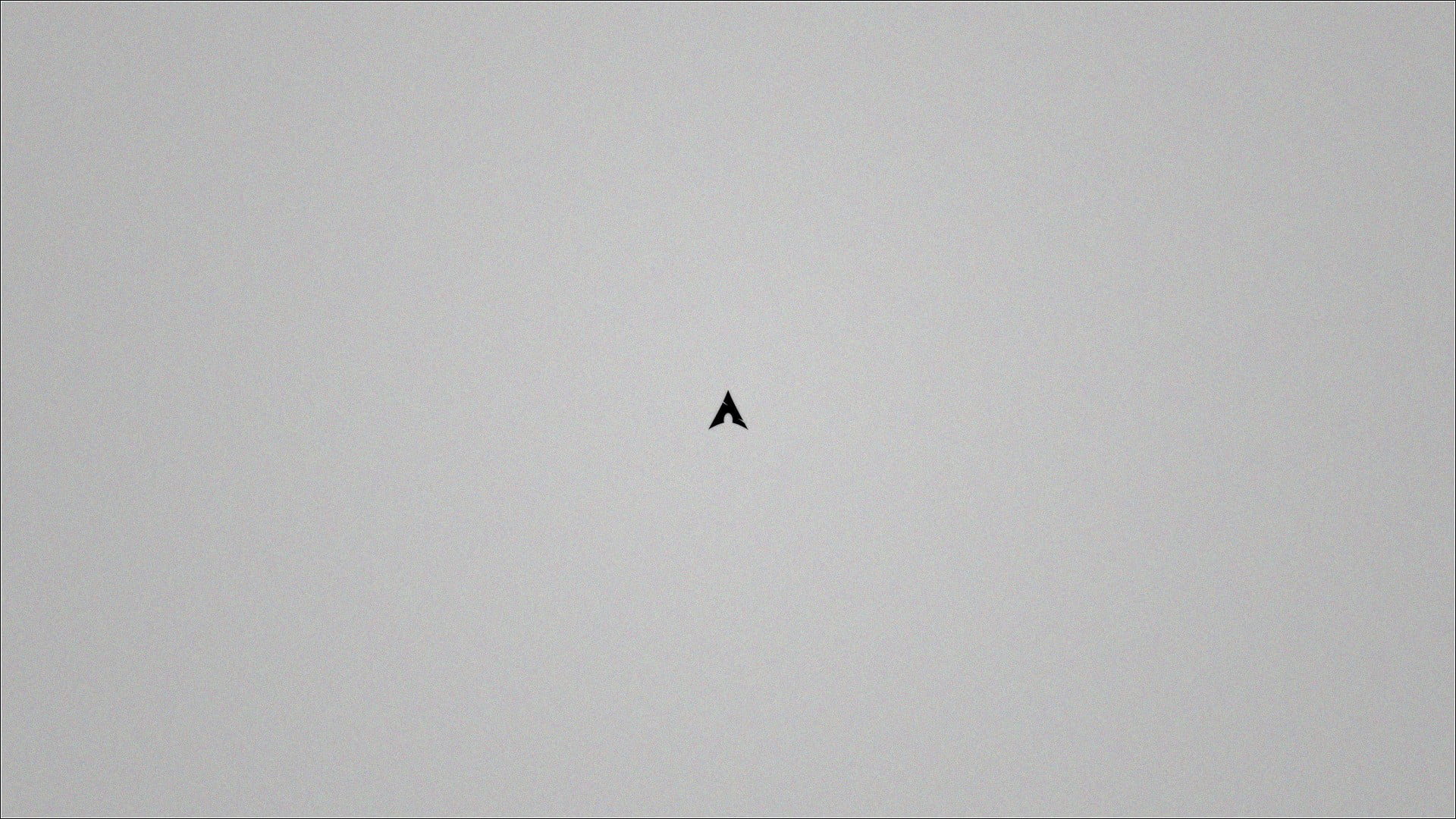 vertebrate, Archlinux, copy space, minimalism, operating system, one animal, silhouette, sky, animals in the wild, clear sky, 1080P, beauty in nature, HD Wallpaper